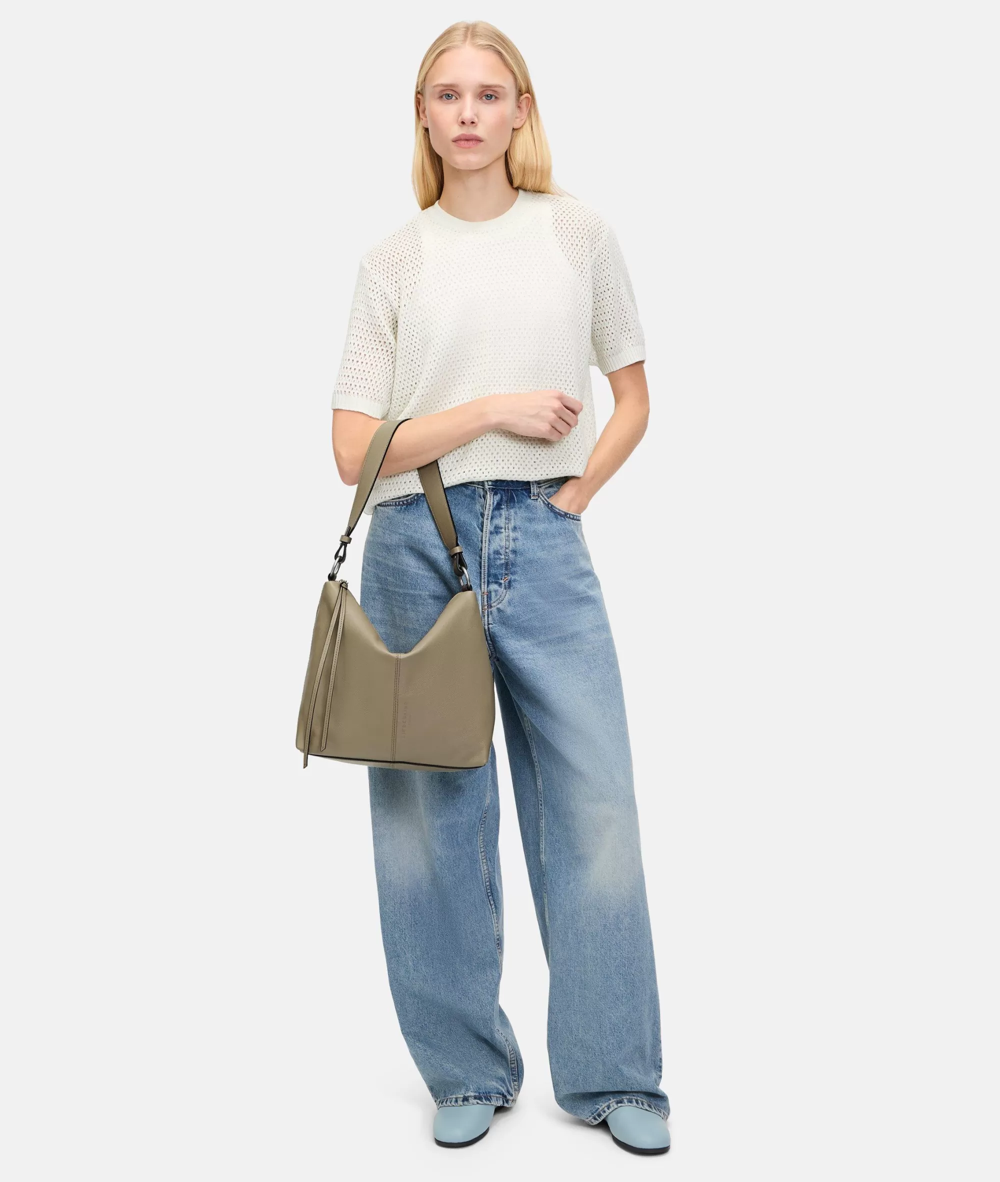LIEBESKIND BERLIN  Schultertaschen<Aissa Hobo M olivgrün