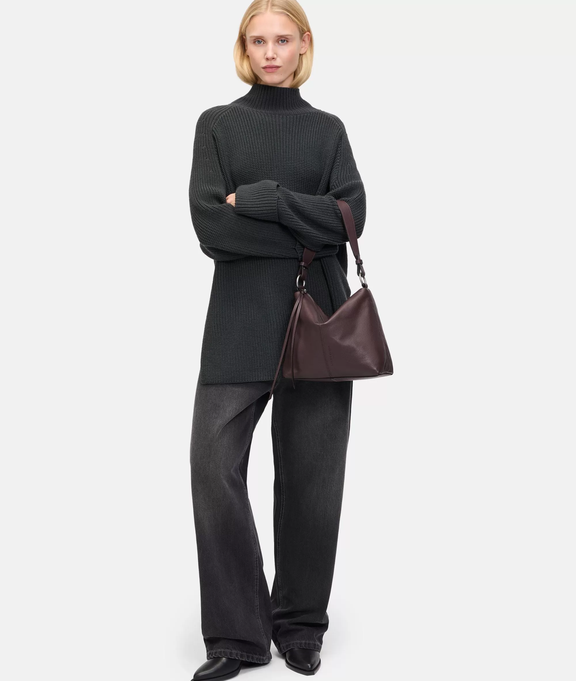 LIEBESKIND BERLIN  Schultertaschen<Aissa Hobo S bordeaux