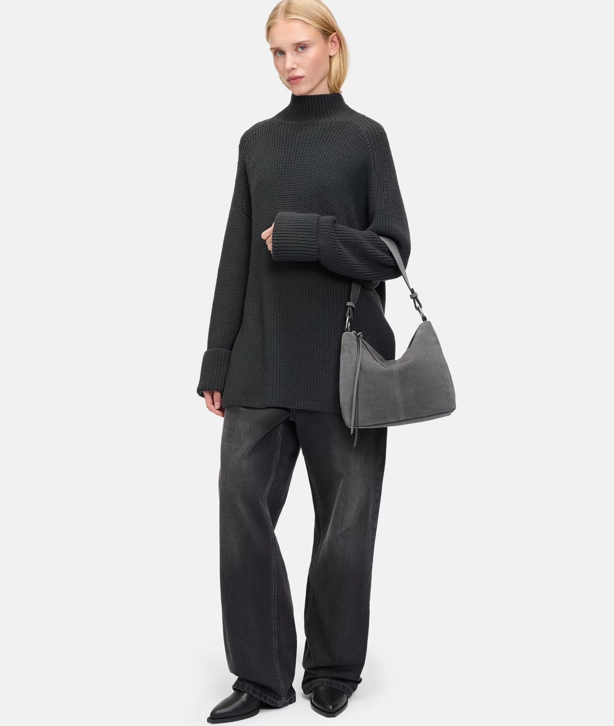LIEBESKIND BERLIN  Schultertaschen<Aissa Hobo S graumeliert