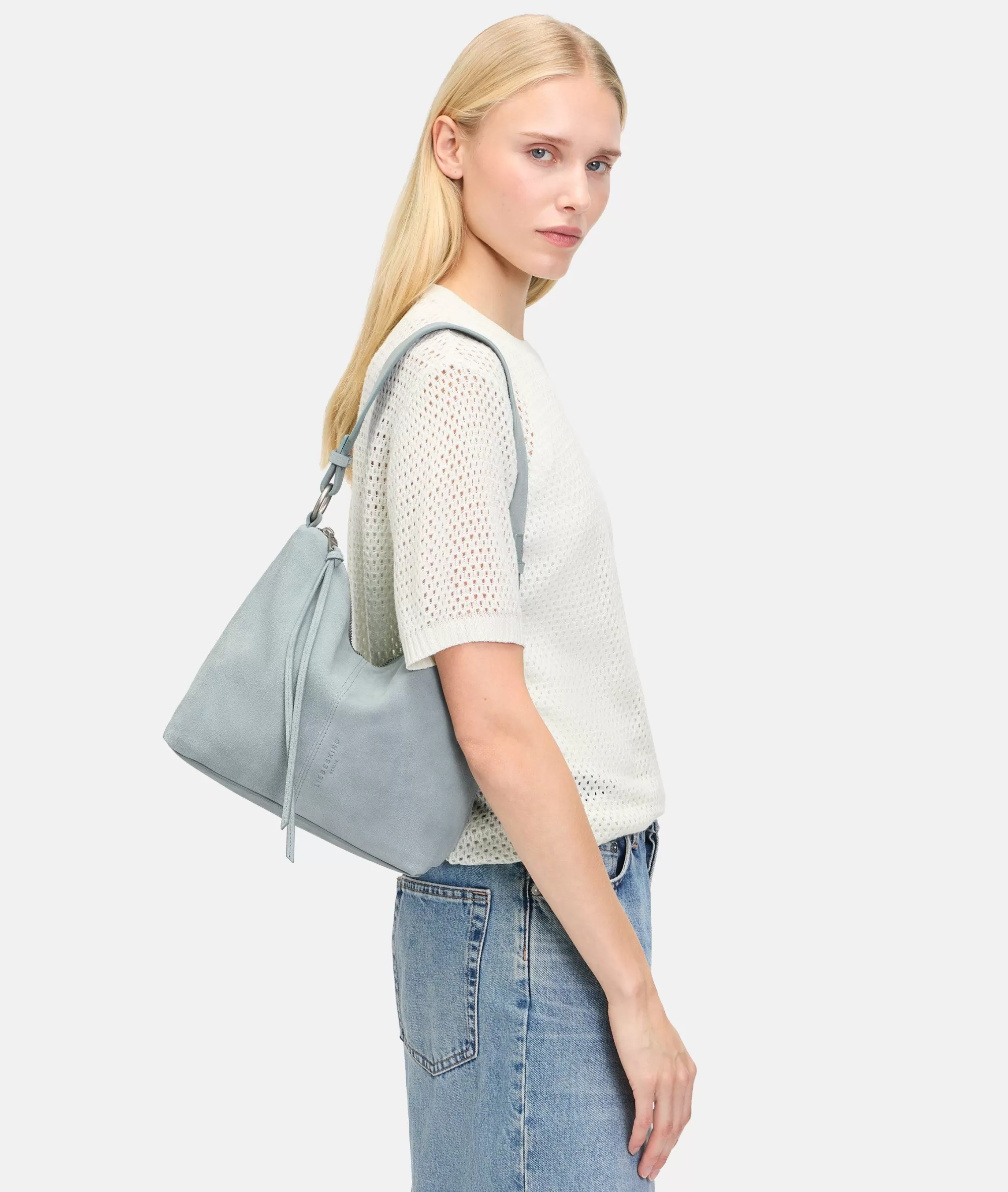 LIEBESKIND BERLIN  Schultertaschen<Aissa Hobo S blassblau
