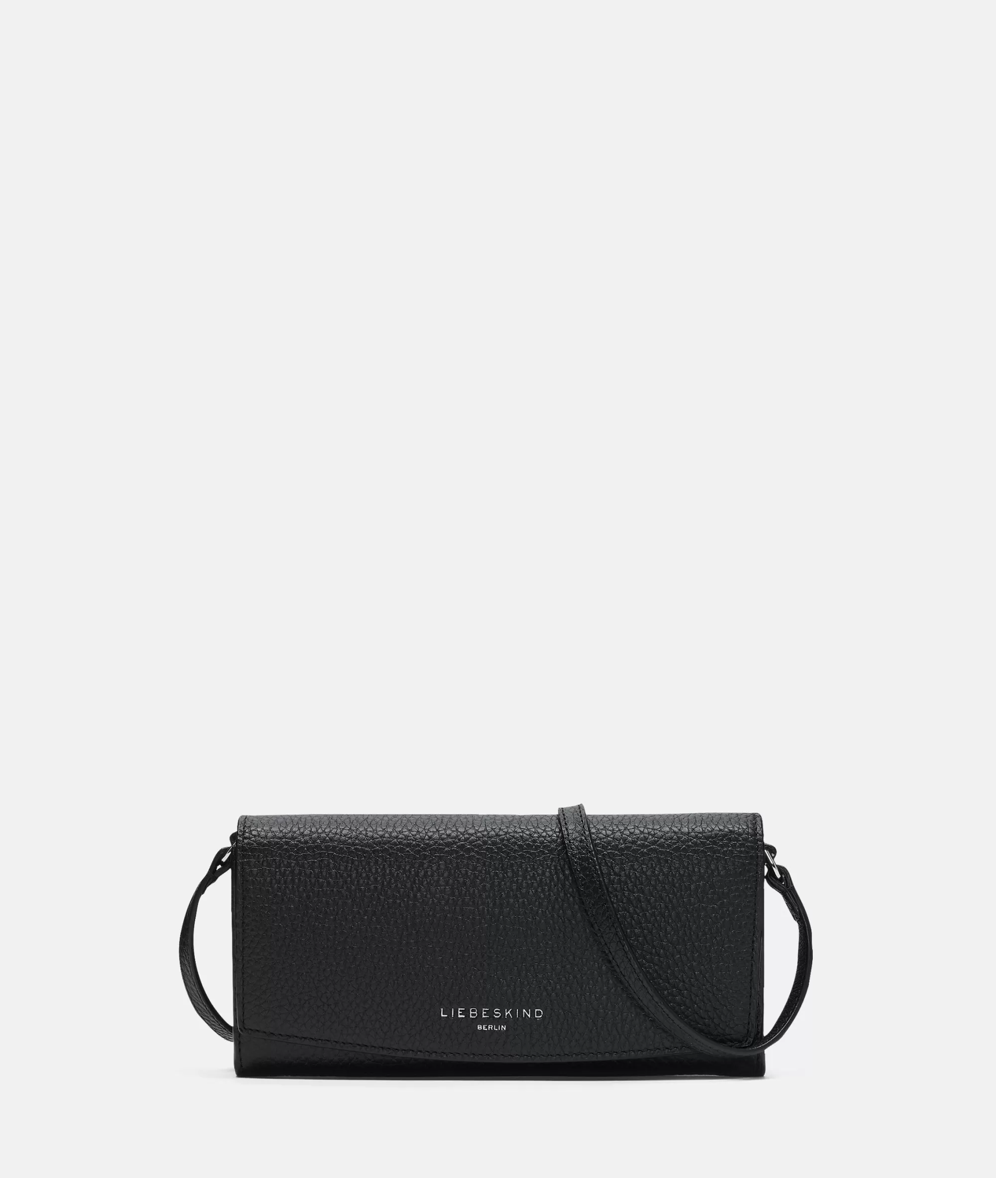 LIEBESKIND BERLIN  Ledertaschen | Umhängetaschen<Alessa Crossbody XS schwarz
