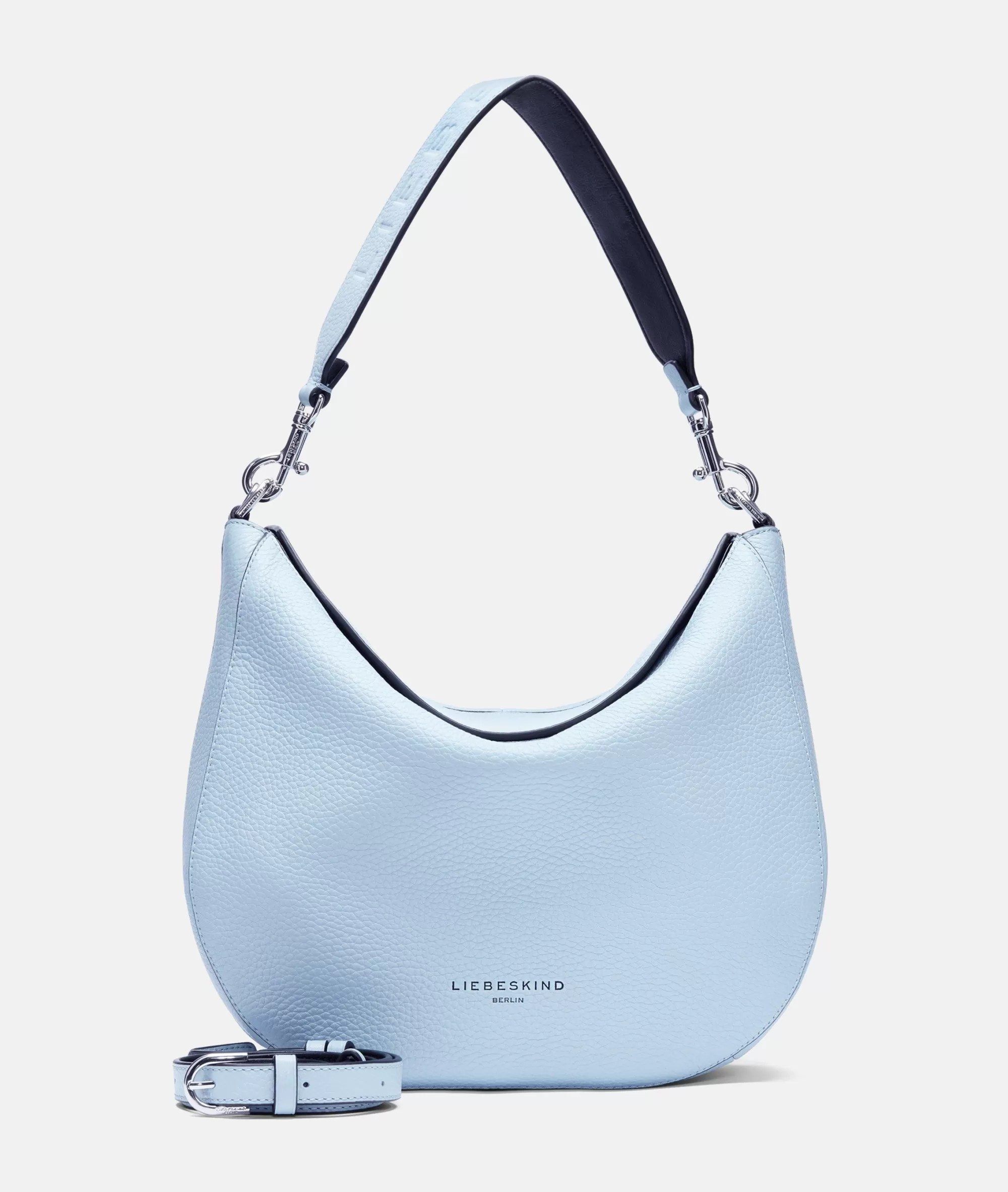 LIEBESKIND BERLIN  Ledertaschen | Schultertaschen<Alessa Hobo M hellblau