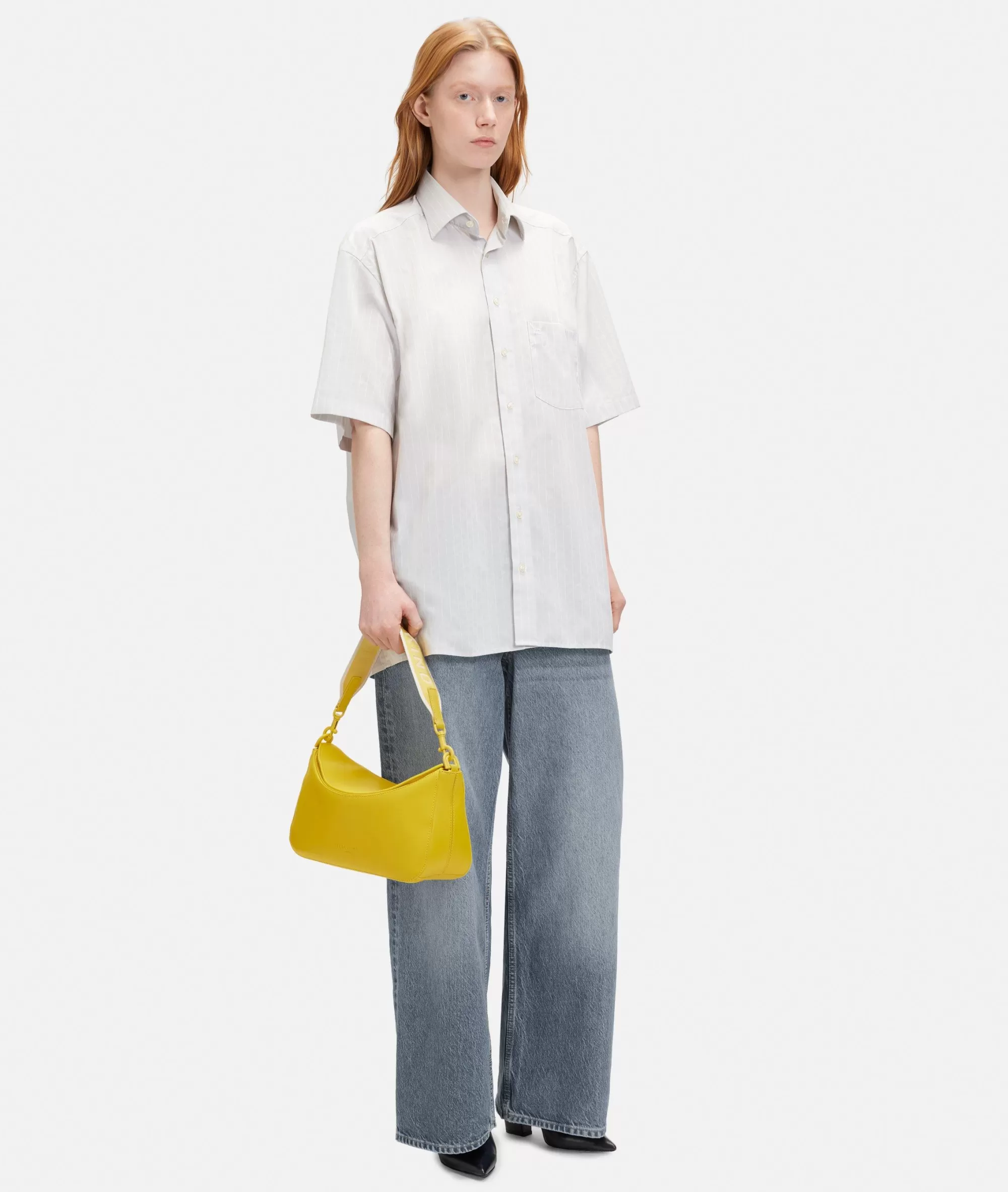 LIEBESKIND BERLIN  Ledertaschen | Schultertaschen<Alessa Shoulder Bag S zitrone