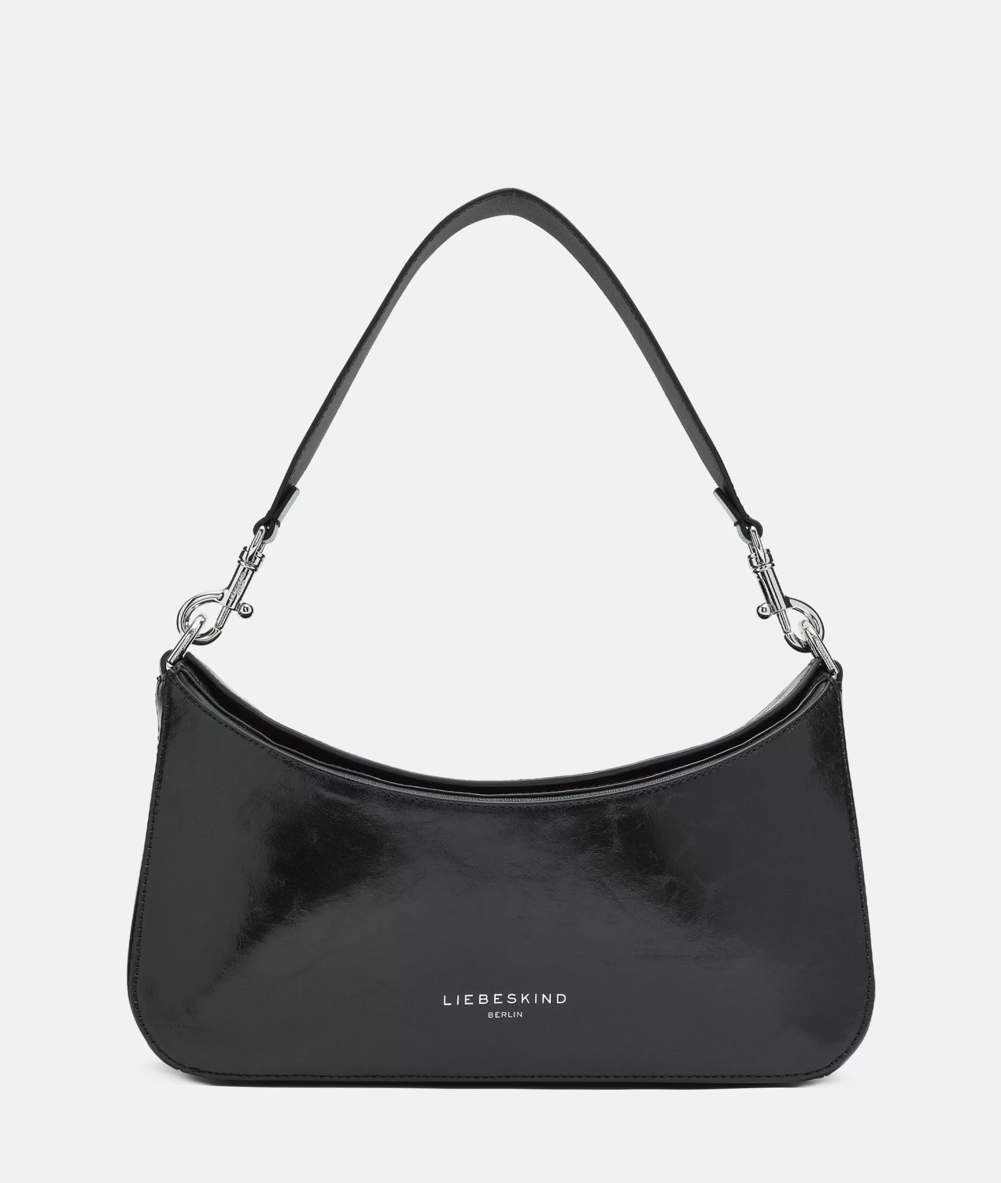 LIEBESKIND BERLIN  Ledertaschen | Schultertaschen<Alessa Shoulder-Bag S schwarz