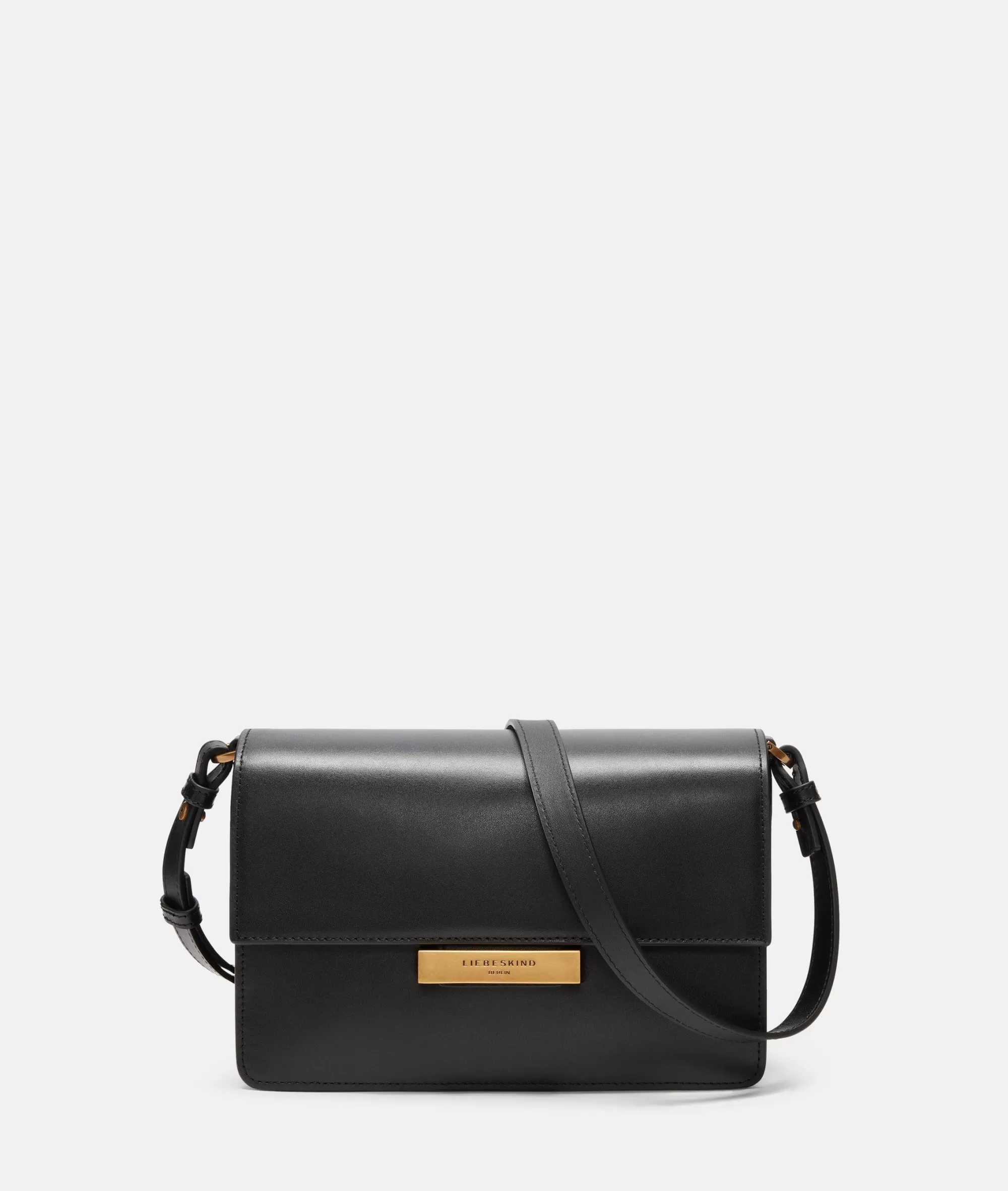 LIEBESKIND BERLIN  Ledertaschen | Umhängetaschen<Alex Crossbody M schwarz