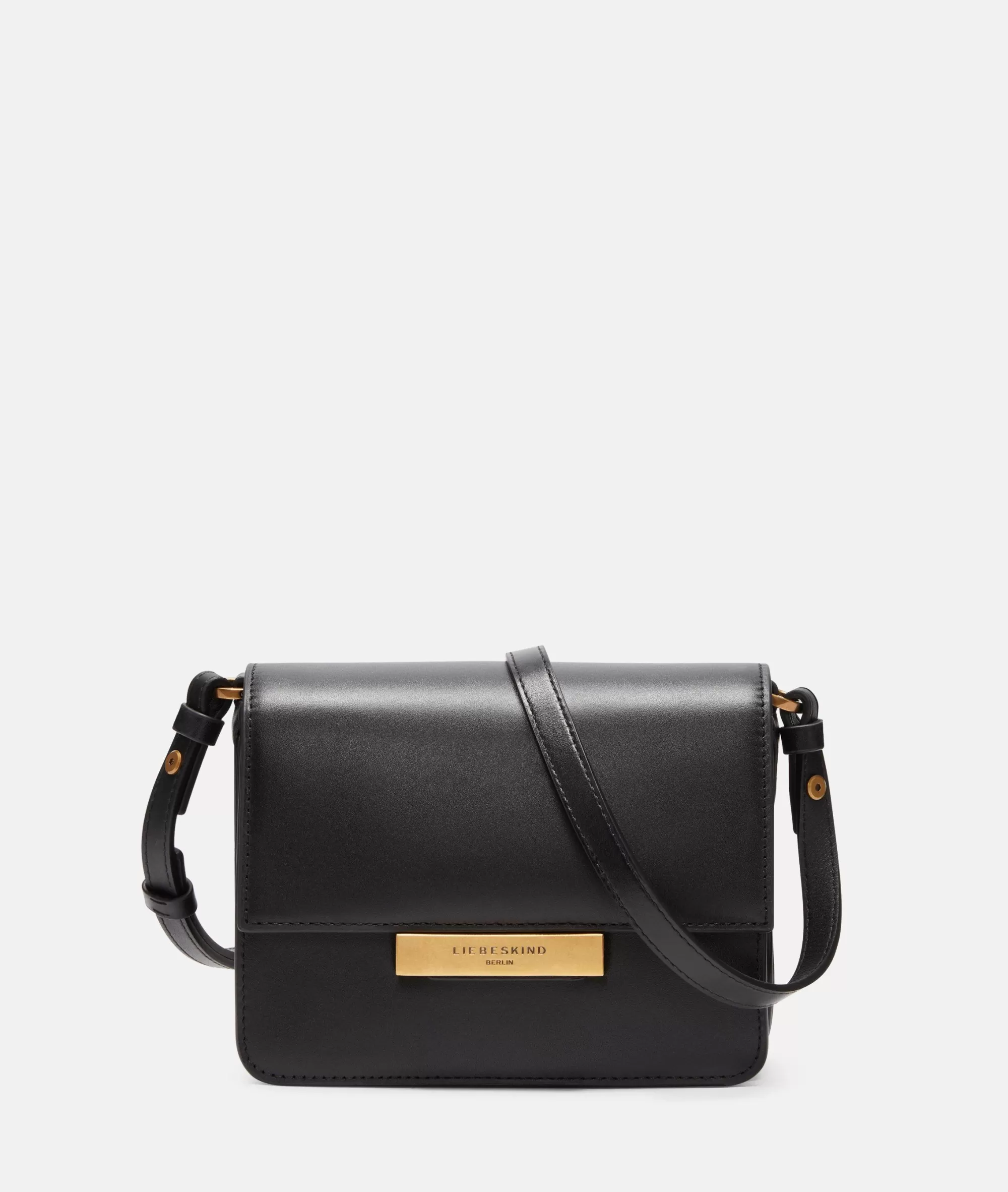 LIEBESKIND BERLIN  Ledertaschen | Umhängetaschen<Alex Crossbody S schwarz