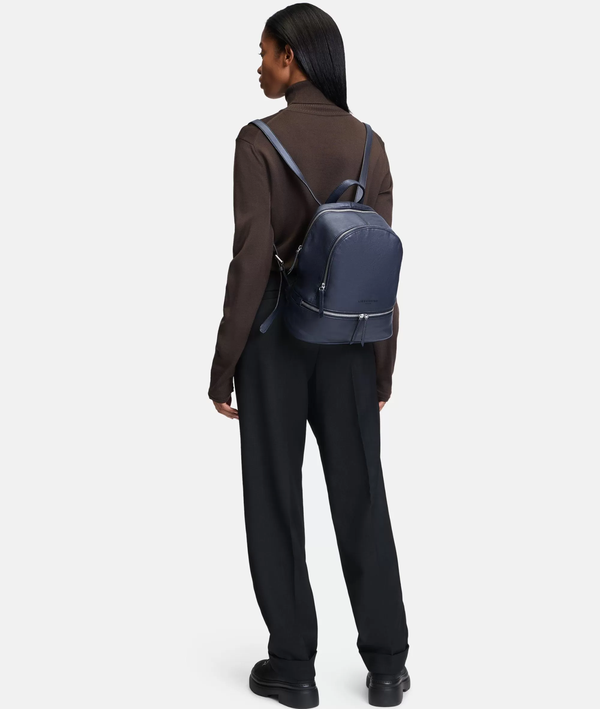 LIEBESKIND BERLIN  Ledertaschen | Rucksäcke<Alita Backpack M navy