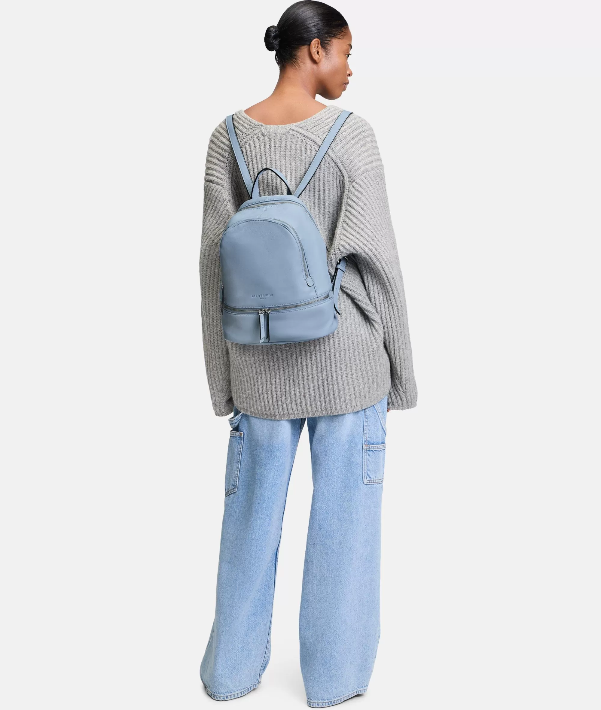 LIEBESKIND BERLIN  Ledertaschen | Rucksäcke<Alita Backpack M himmelblau