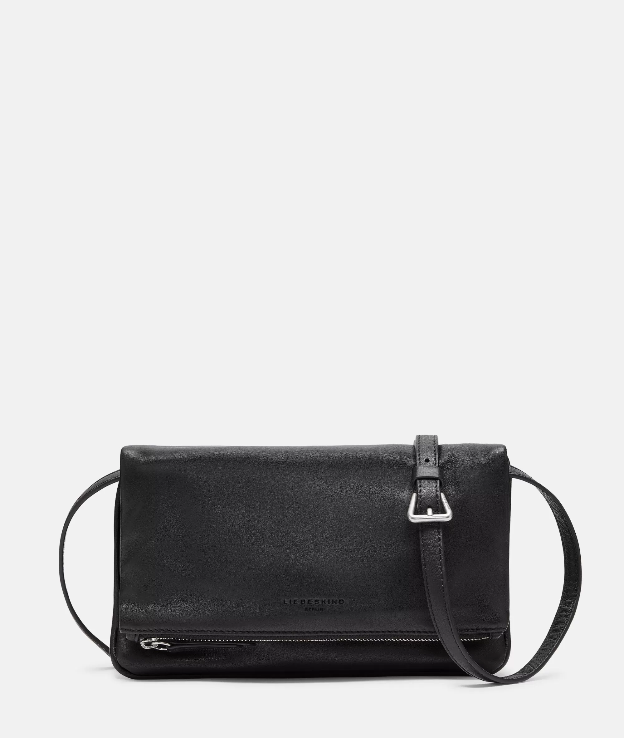 LIEBESKIND BERLIN  Ledertaschen | Umhängetaschen<Aloe Crossbody M schwarz