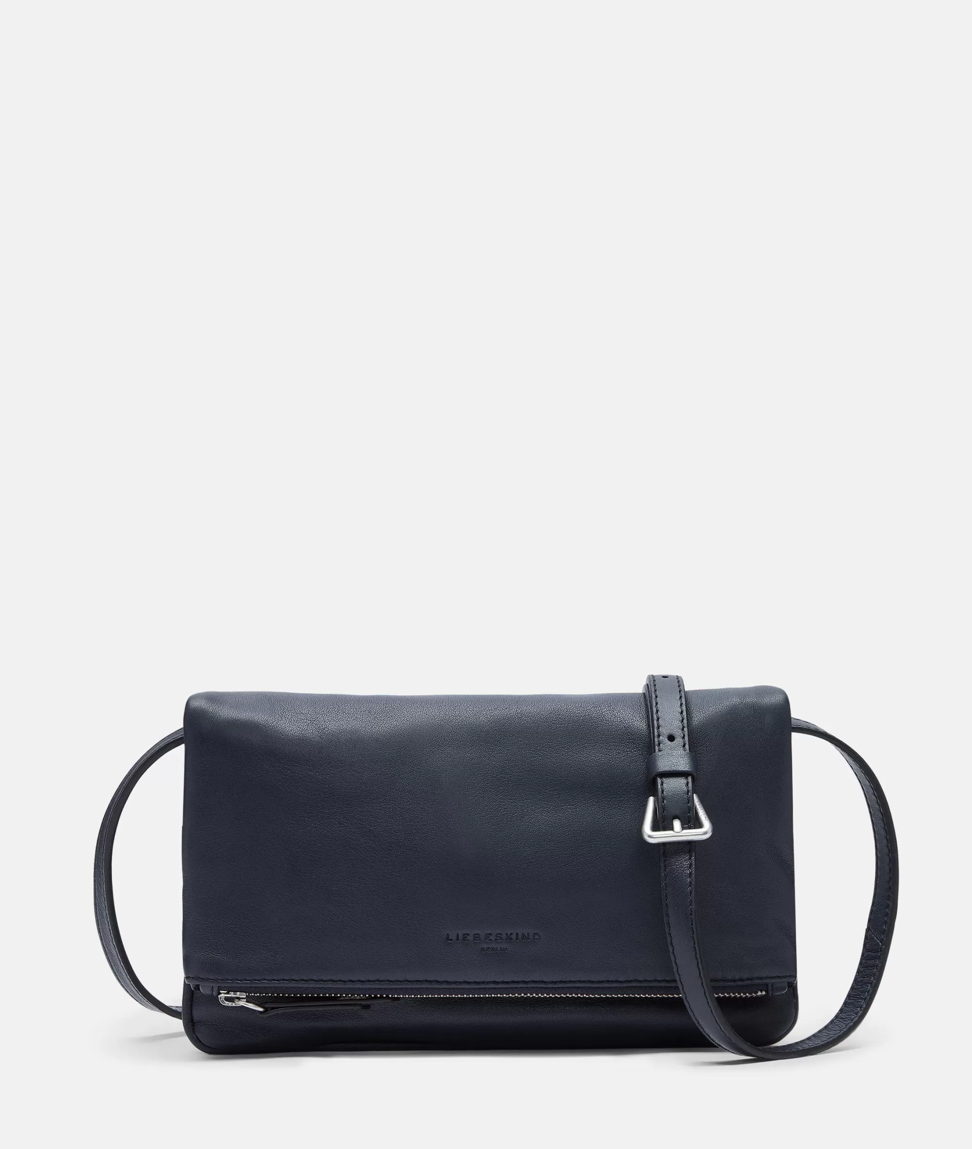 LIEBESKIND BERLIN  Ledertaschen | Umhängetaschen<Aloe Crossbody M navy
