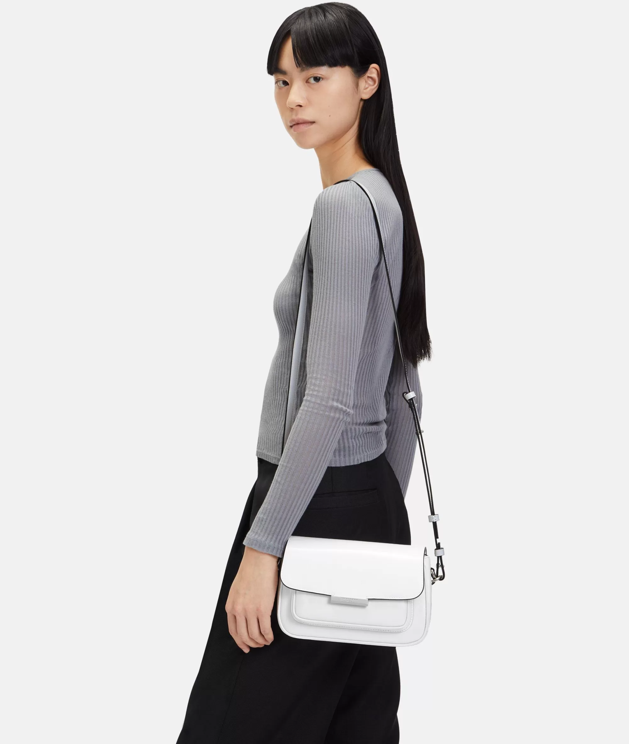 LIEBESKIND BERLIN  Ledertaschen | Umhängetaschen<Andrea Crossbody S weiß