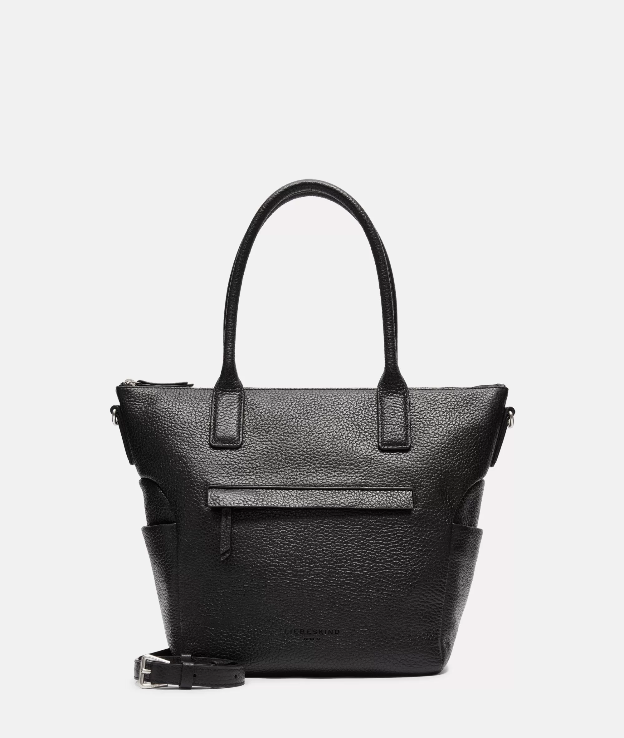 LIEBESKIND BERLIN  Ledertaschen | Schultertaschen<Annie Satchel M schwarz