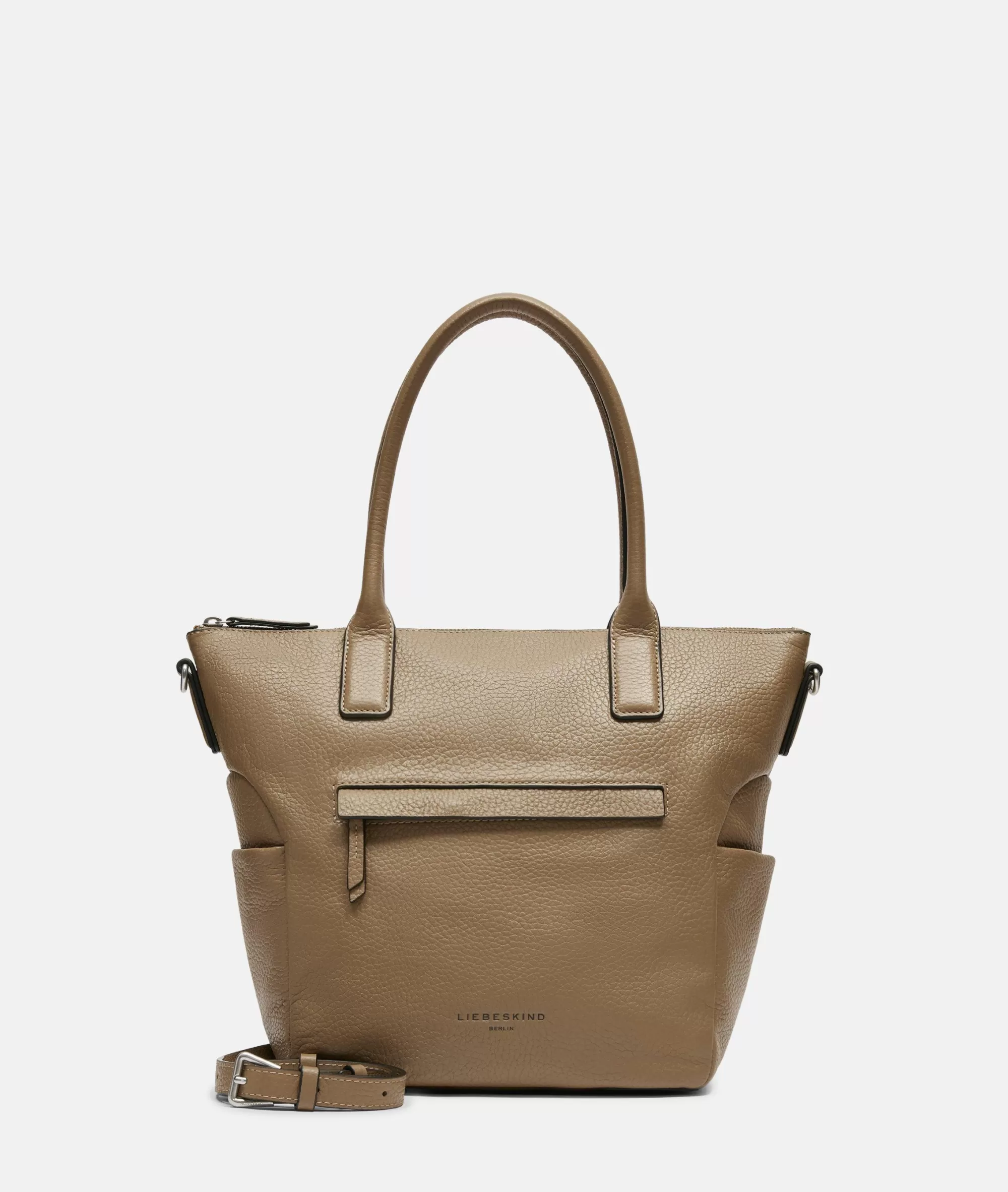 LIEBESKIND BERLIN  Ledertaschen | Schultertaschen<Annie Satchel M sandstein
