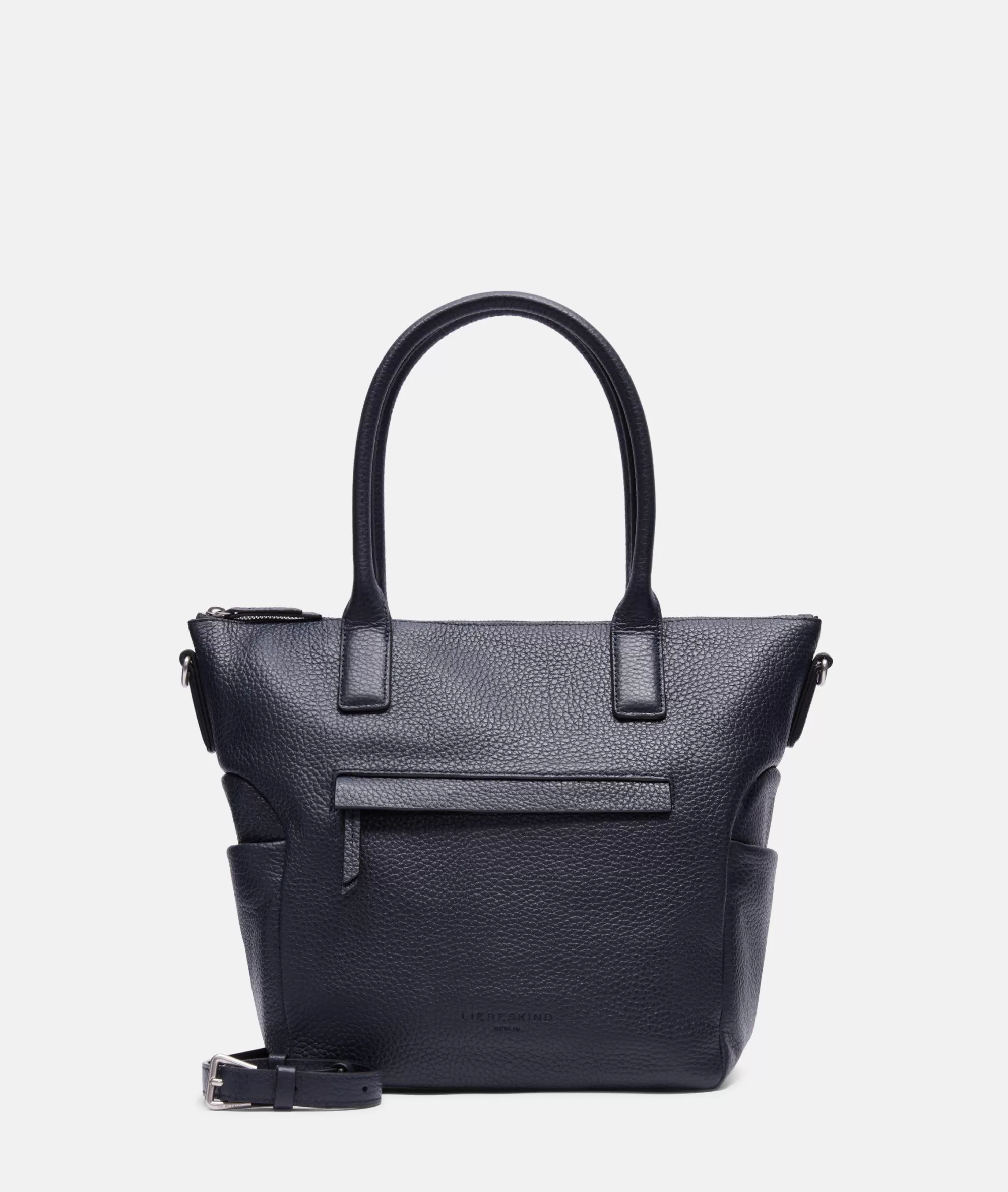 LIEBESKIND BERLIN  Ledertaschen | Schultertaschen<Annie Satchel M navy