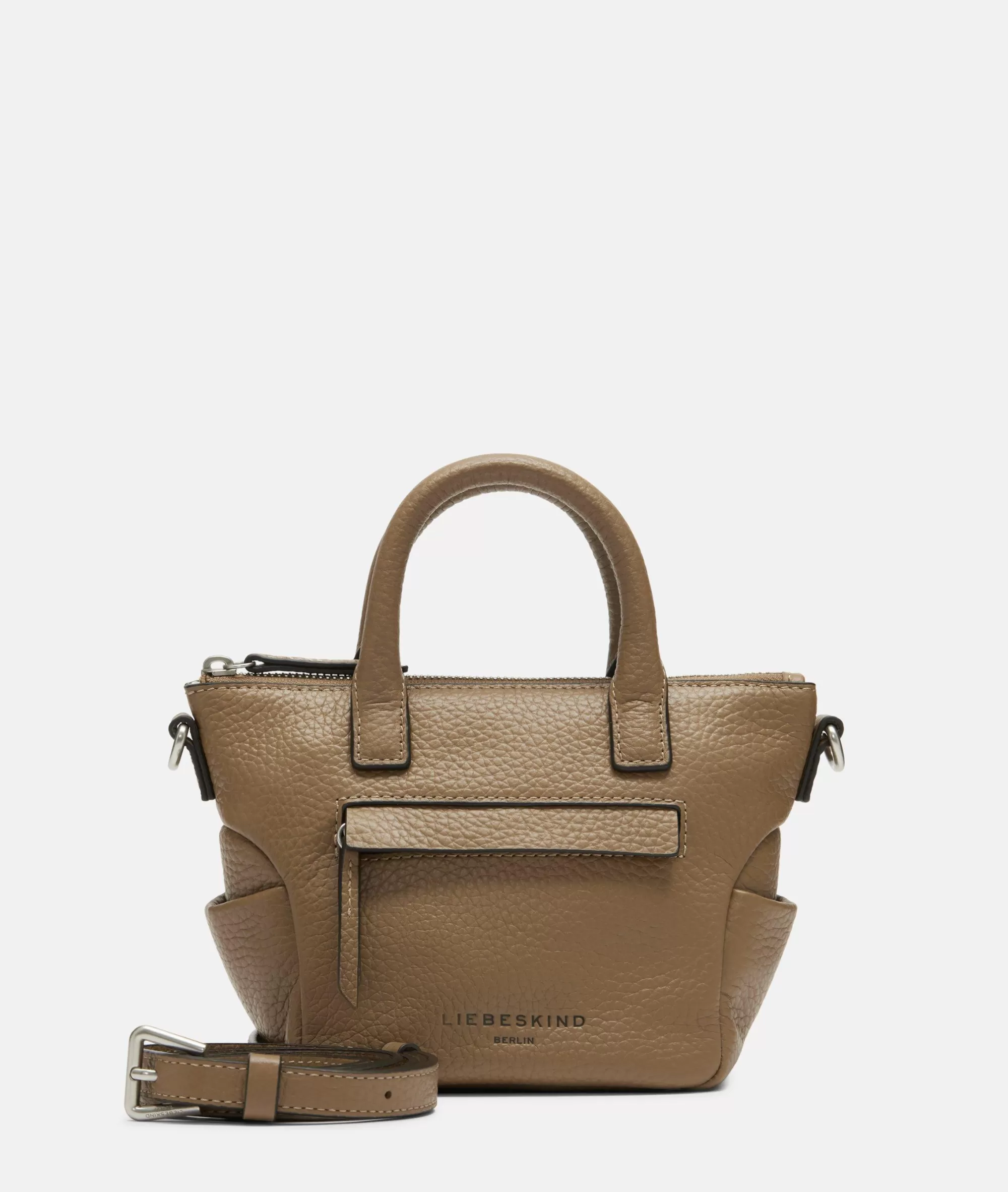 LIEBESKIND BERLIN  Ledertaschen | Schultertaschen<Annie Satchel XS sandstein