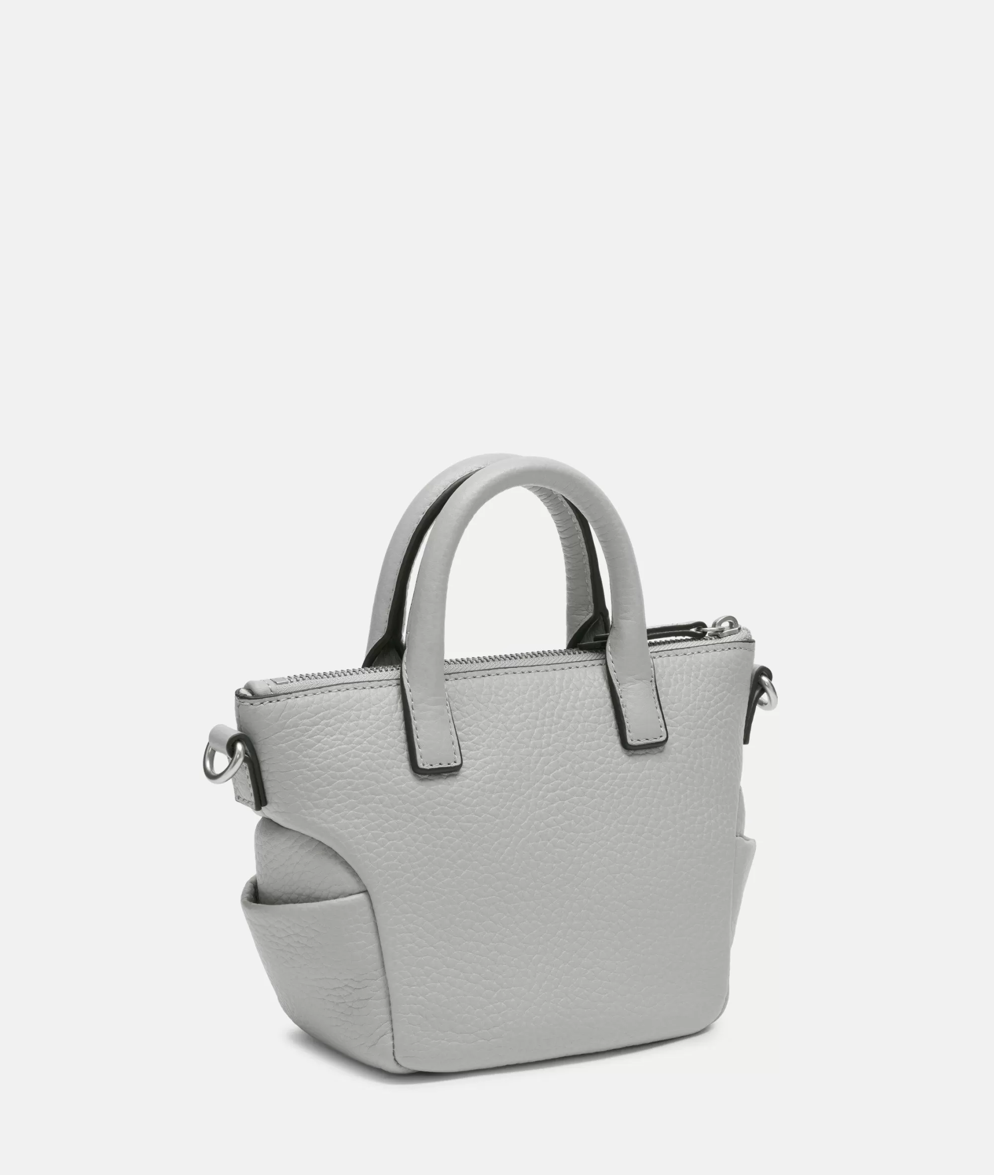 LIEBESKIND BERLIN  Ledertaschen | Schultertaschen<Annie Satchel XS taubengrau