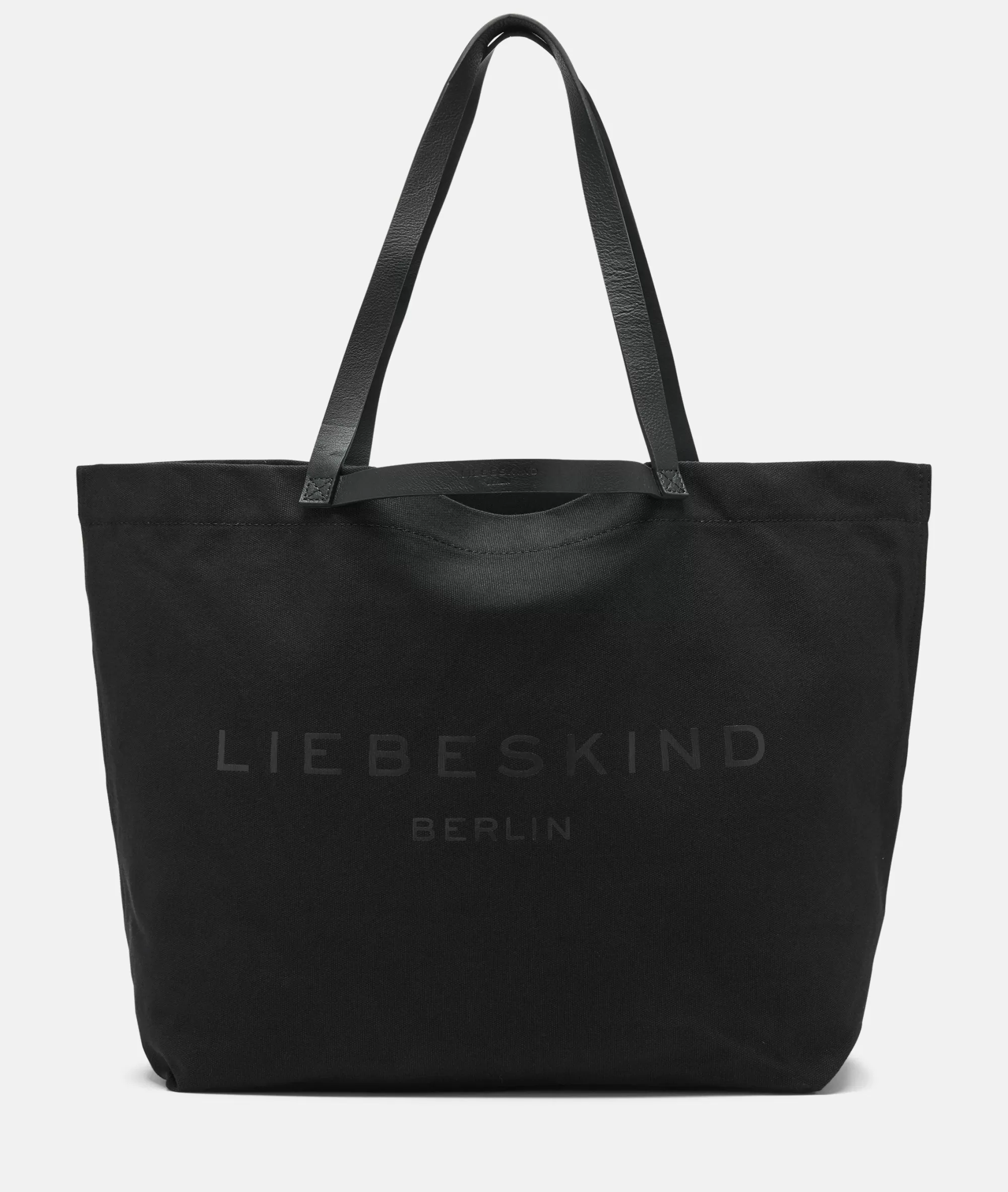 LIEBESKIND BERLIN  Bestseller | Ledertaschen<Aurora Shopper Canvas schwarz