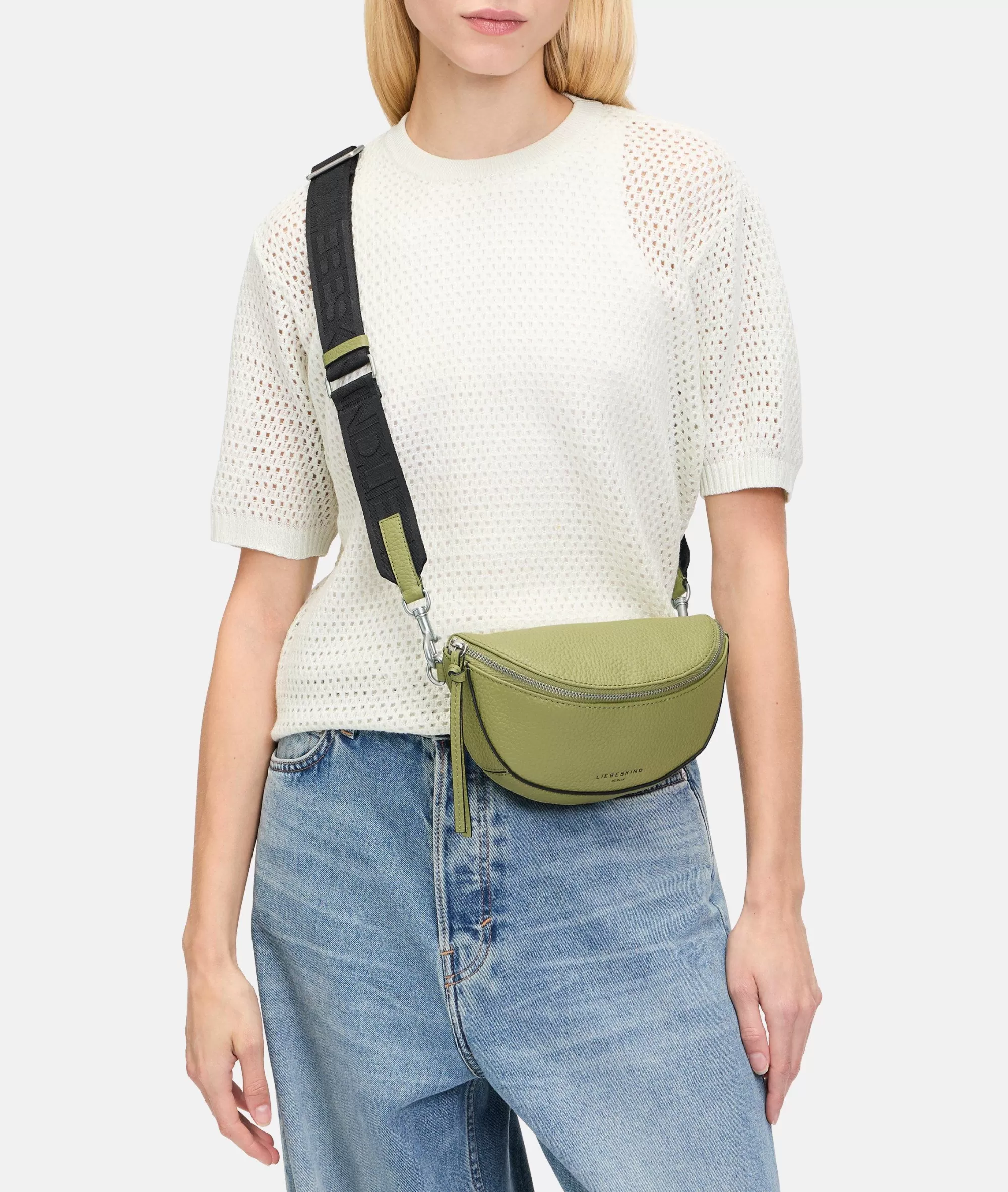LIEBESKIND BERLIN  Ledertaschen | Gürteltaschen<Belt-Bag M kiwigrün