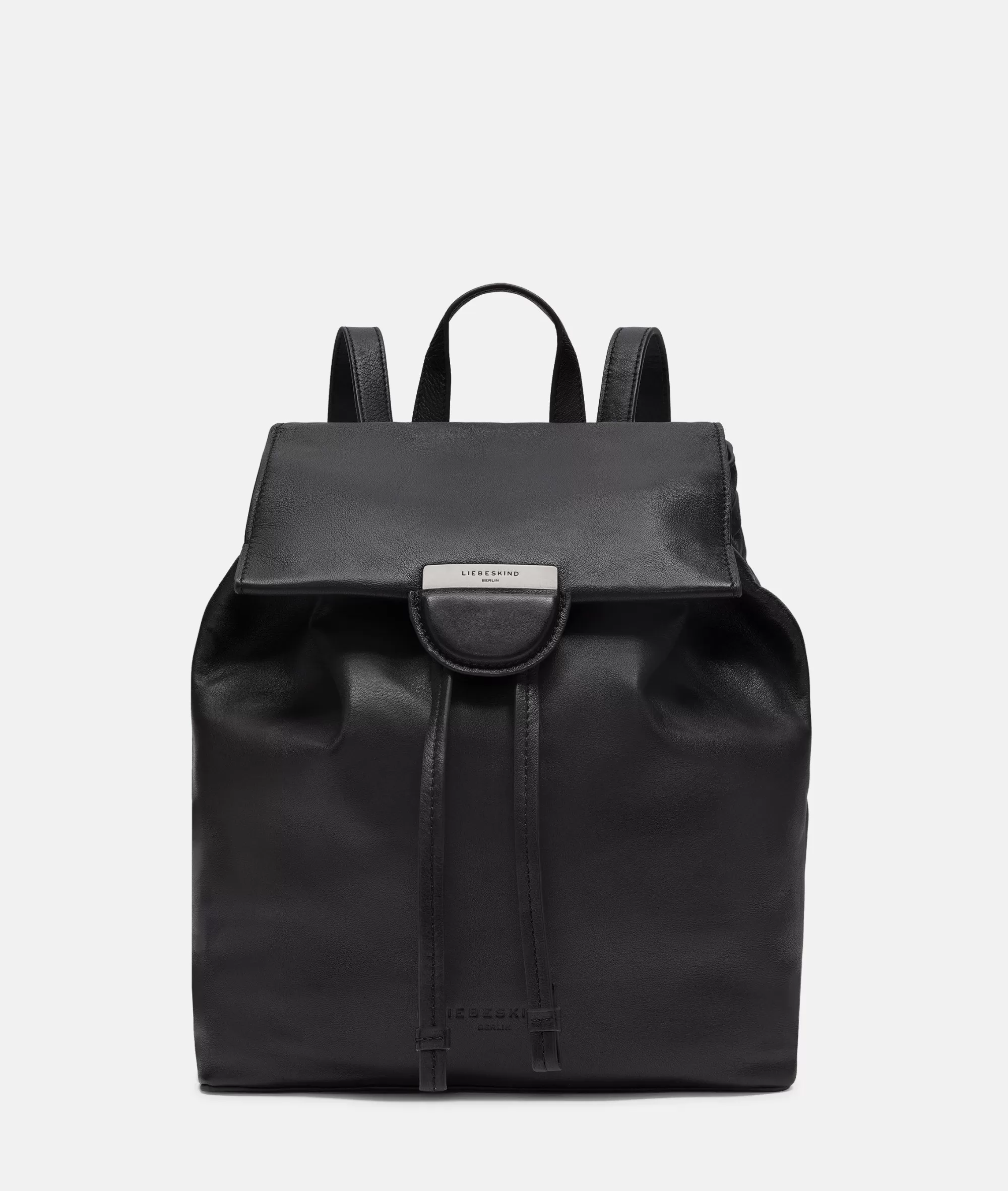 LIEBESKIND BERLIN  Ledertaschen | Rucksäcke<Brigid Backpack M schwarz
