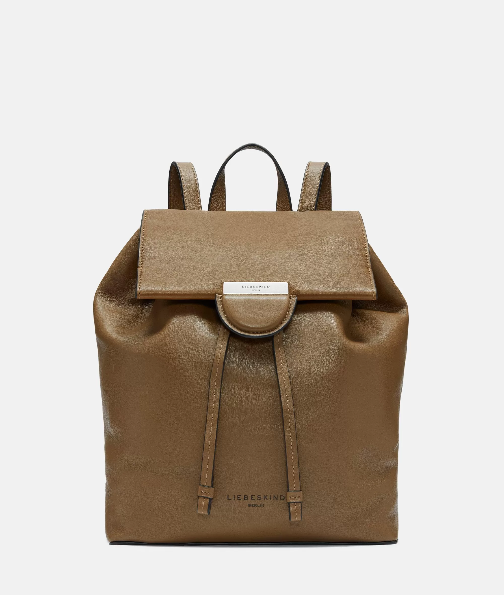 LIEBESKIND BERLIN  Ledertaschen | Rucksäcke<Brigid Backpack M sandstein