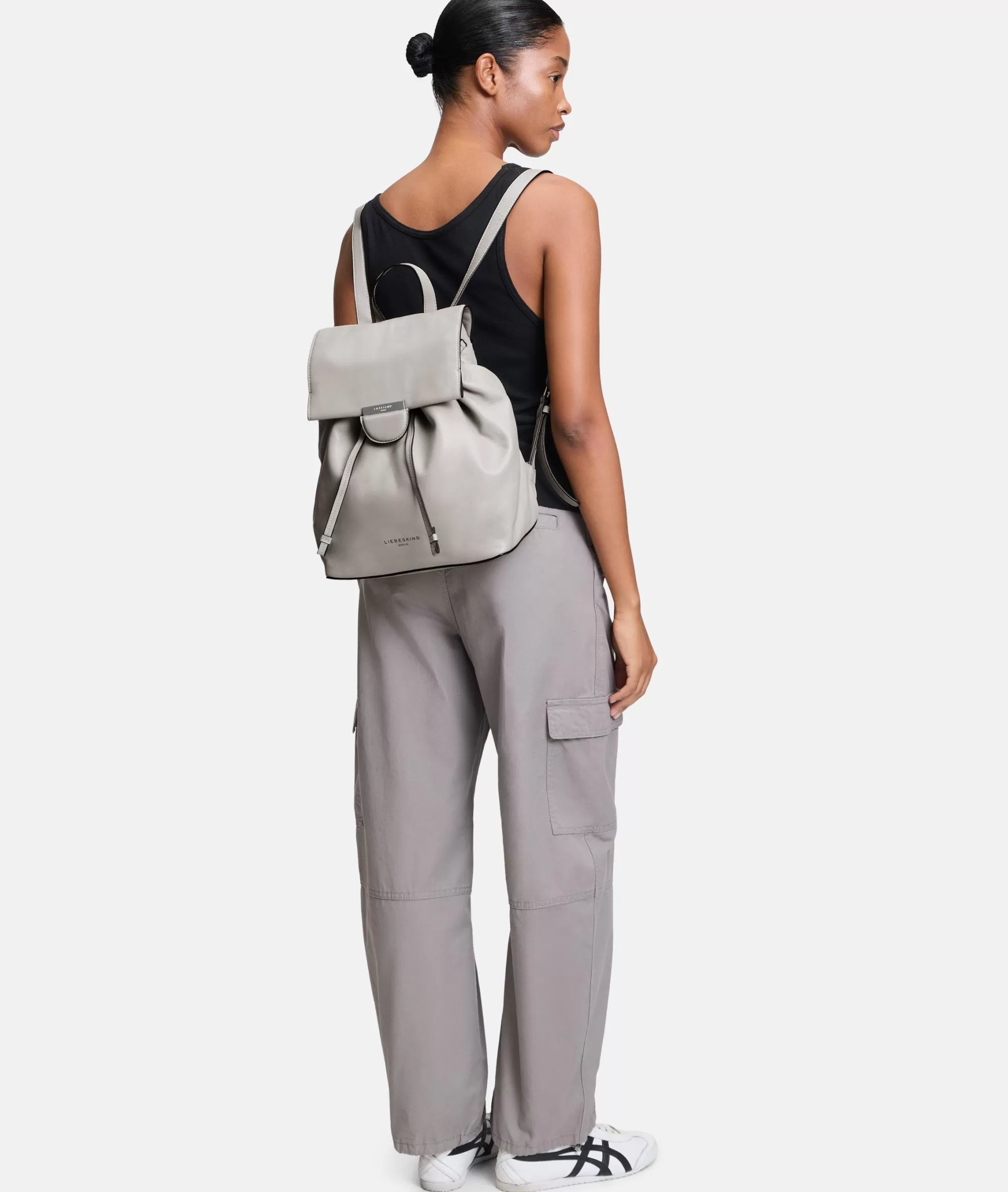 LIEBESKIND BERLIN  Ledertaschen | Rucksäcke<Brigid Backpack M taubengrau