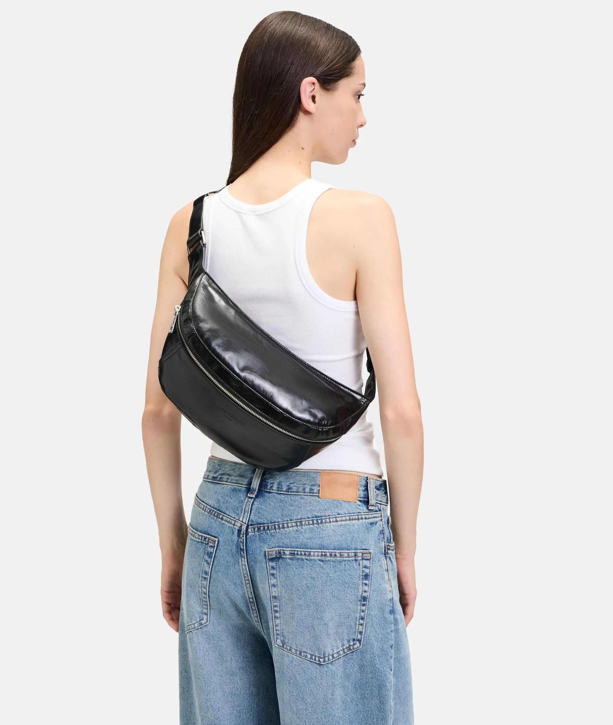 LIEBESKIND BERLIN  Ledertaschen | Gürteltaschen<Chudy Belt-Bag schwarz