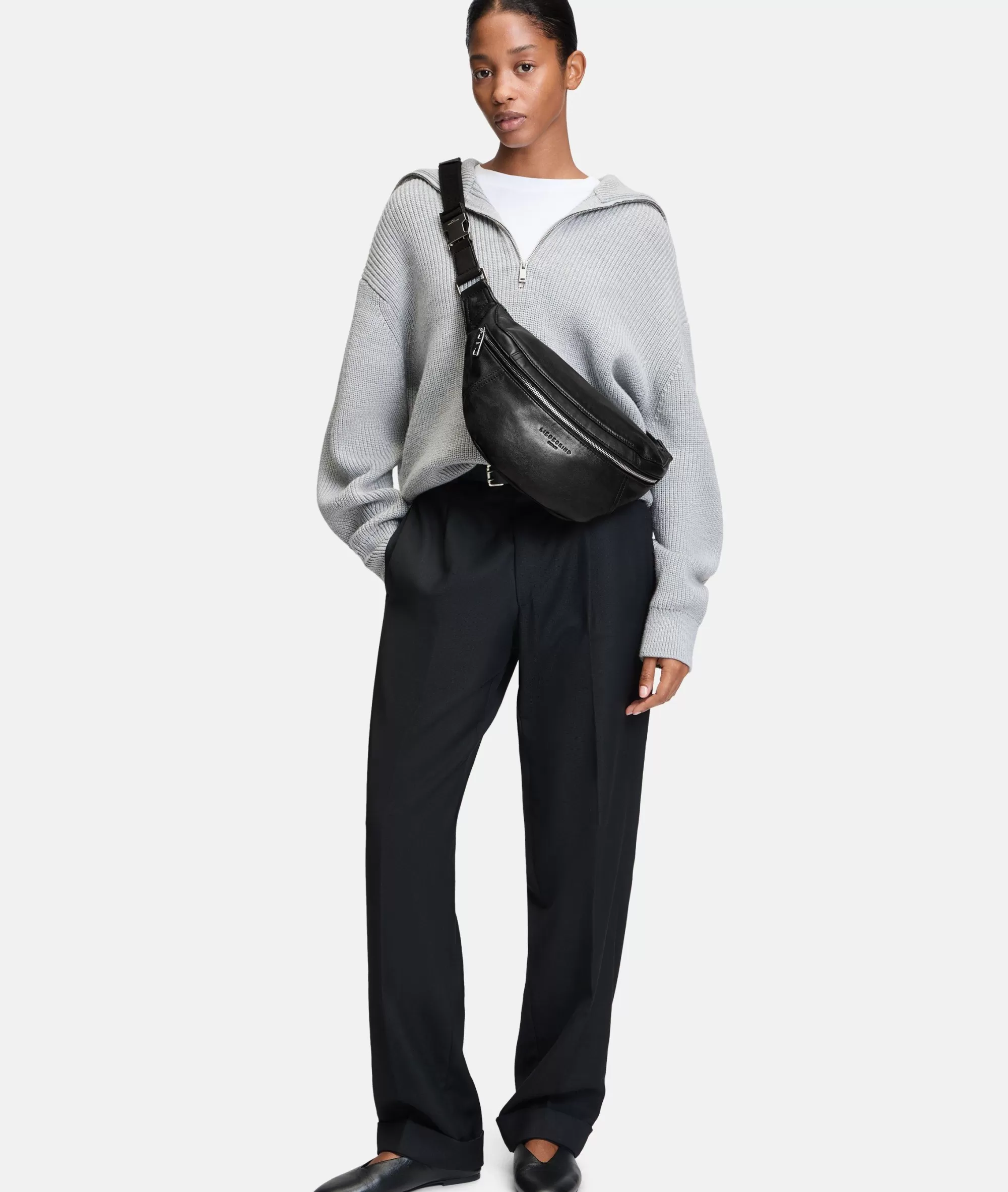 LIEBESKIND BERLIN  Bestseller | Ledertaschen<Chudy Belt-Bag schwarz