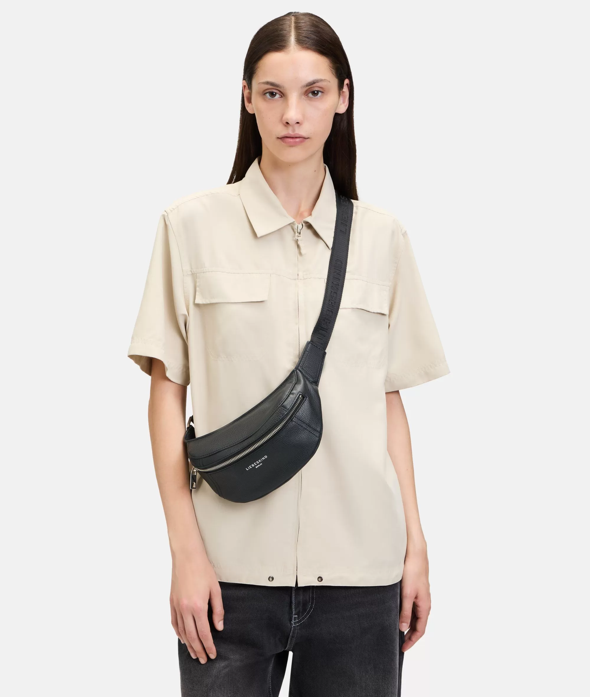 LIEBESKIND BERLIN  Ledertaschen | Gürteltaschen<Chudy Belt-Bag S schwarz