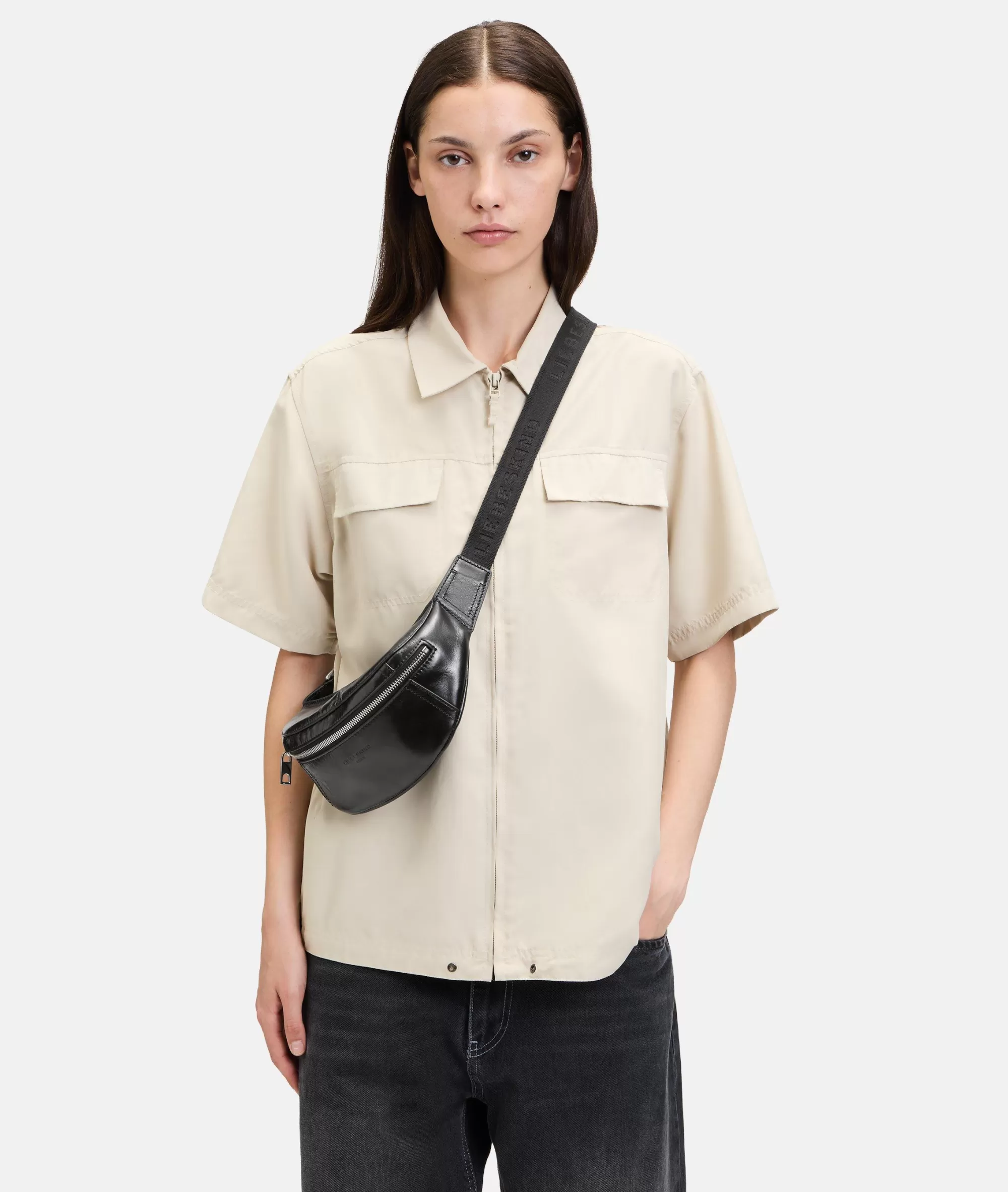 LIEBESKIND BERLIN  Ledertaschen | Gürteltaschen<Chudy Belt-Bag S schwarz