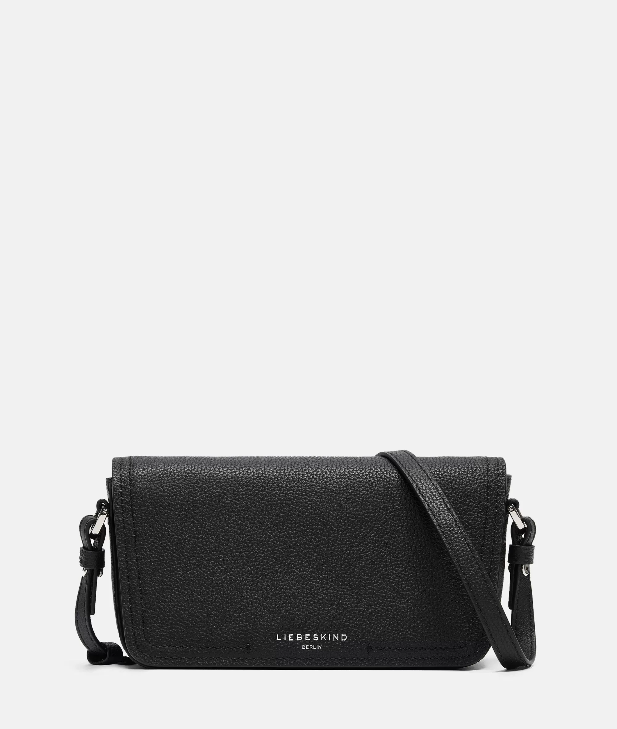 LIEBESKIND BERLIN  Ledertaschen | Umhängetaschen<Chudy Crossbody S schwarz