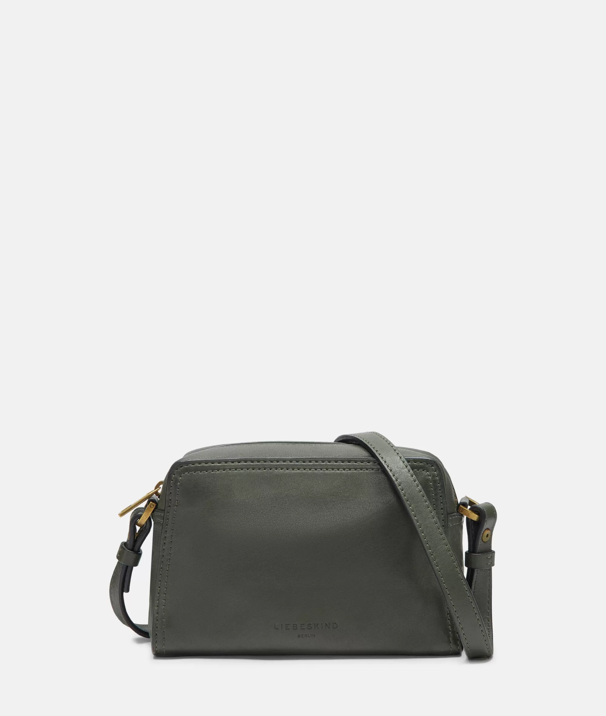 LIEBESKIND BERLIN  Ledertaschen | Umhängetaschen<Chudy Crossbody S olivgrün