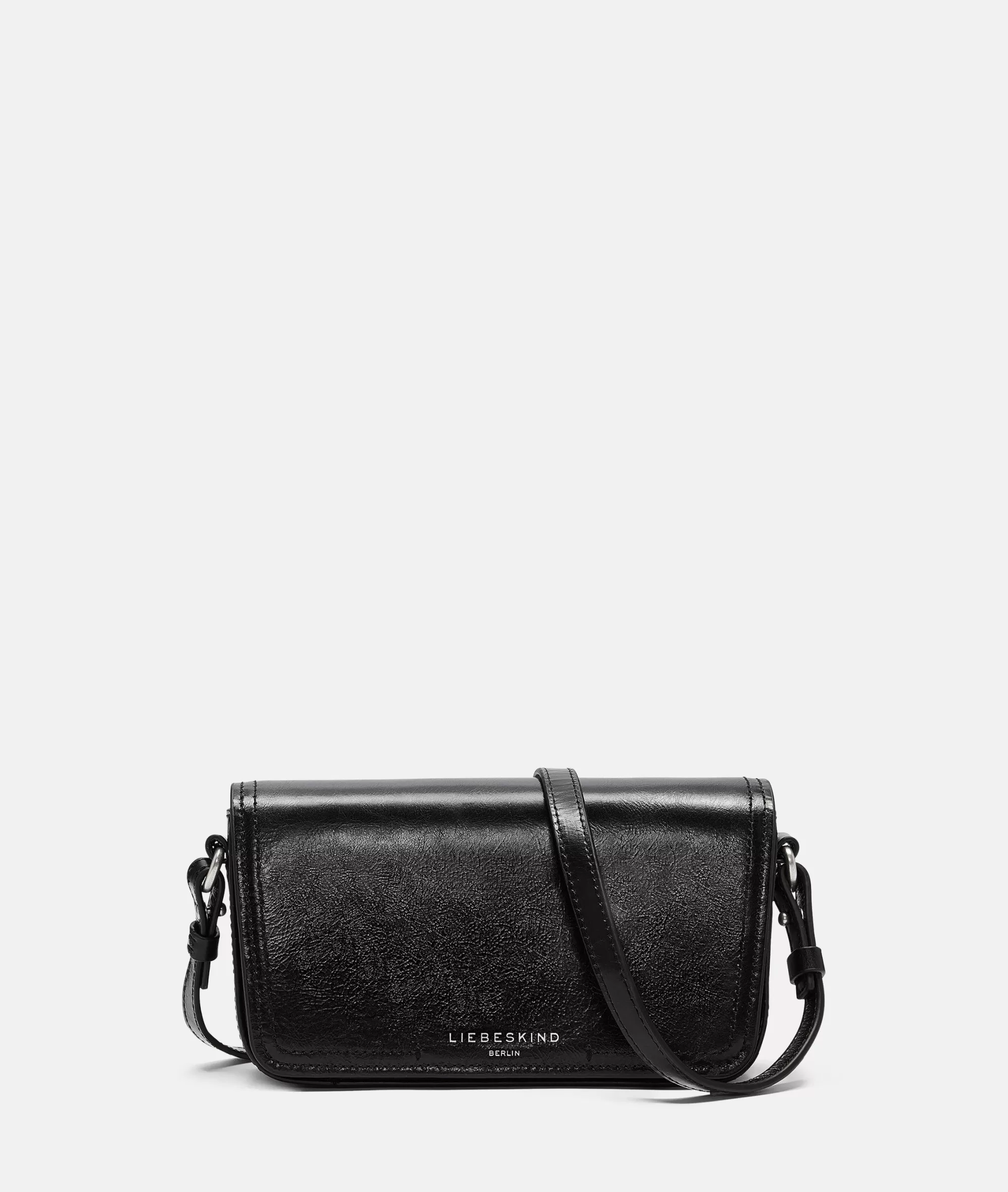 LIEBESKIND BERLIN  Ledertaschen | Umhängetaschen<Chudy Crossbody S schwarz
