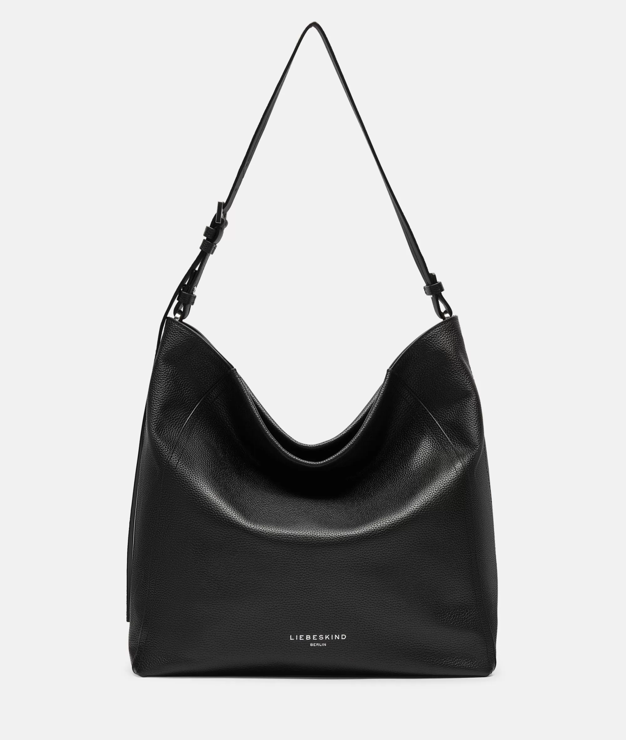 LIEBESKIND BERLIN  Ledertaschen | Schultertaschen<Chudy Hobo L schwarz
