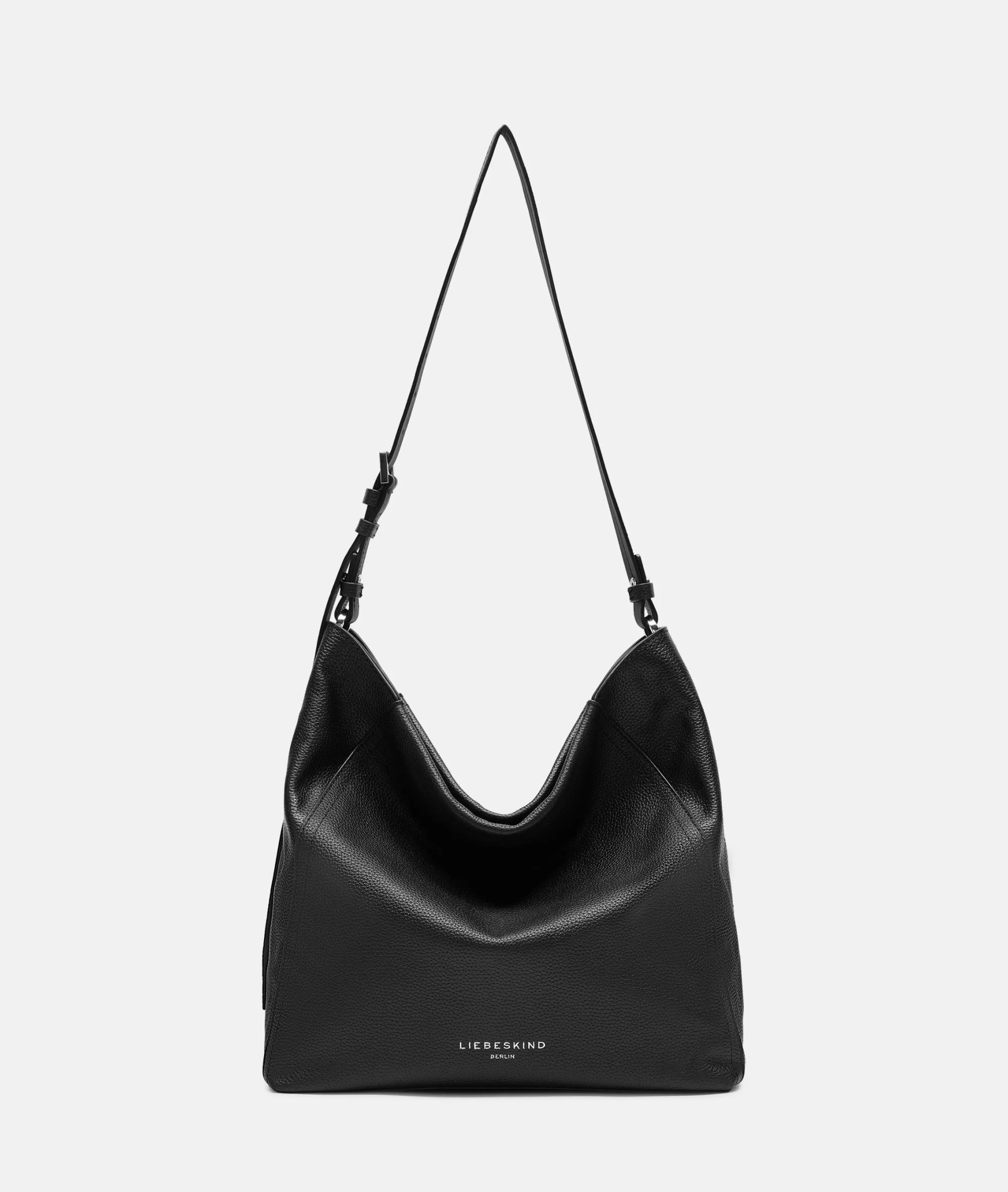 LIEBESKIND BERLIN  Ledertaschen | Schultertaschen<Chudy Hobo M schwarz