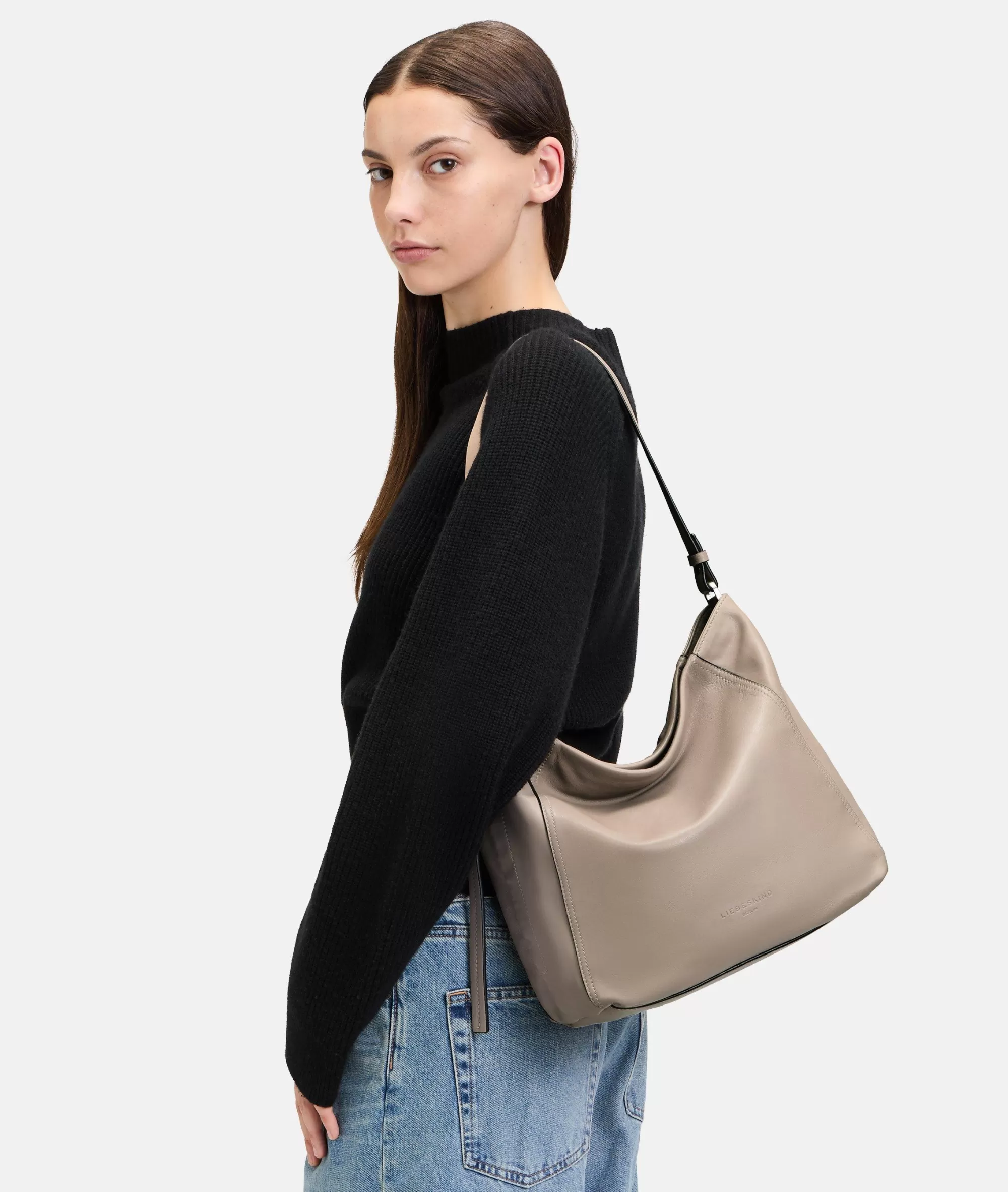 LIEBESKIND BERLIN  Business Bags | Ledertaschen<Chudy Hobo M beige