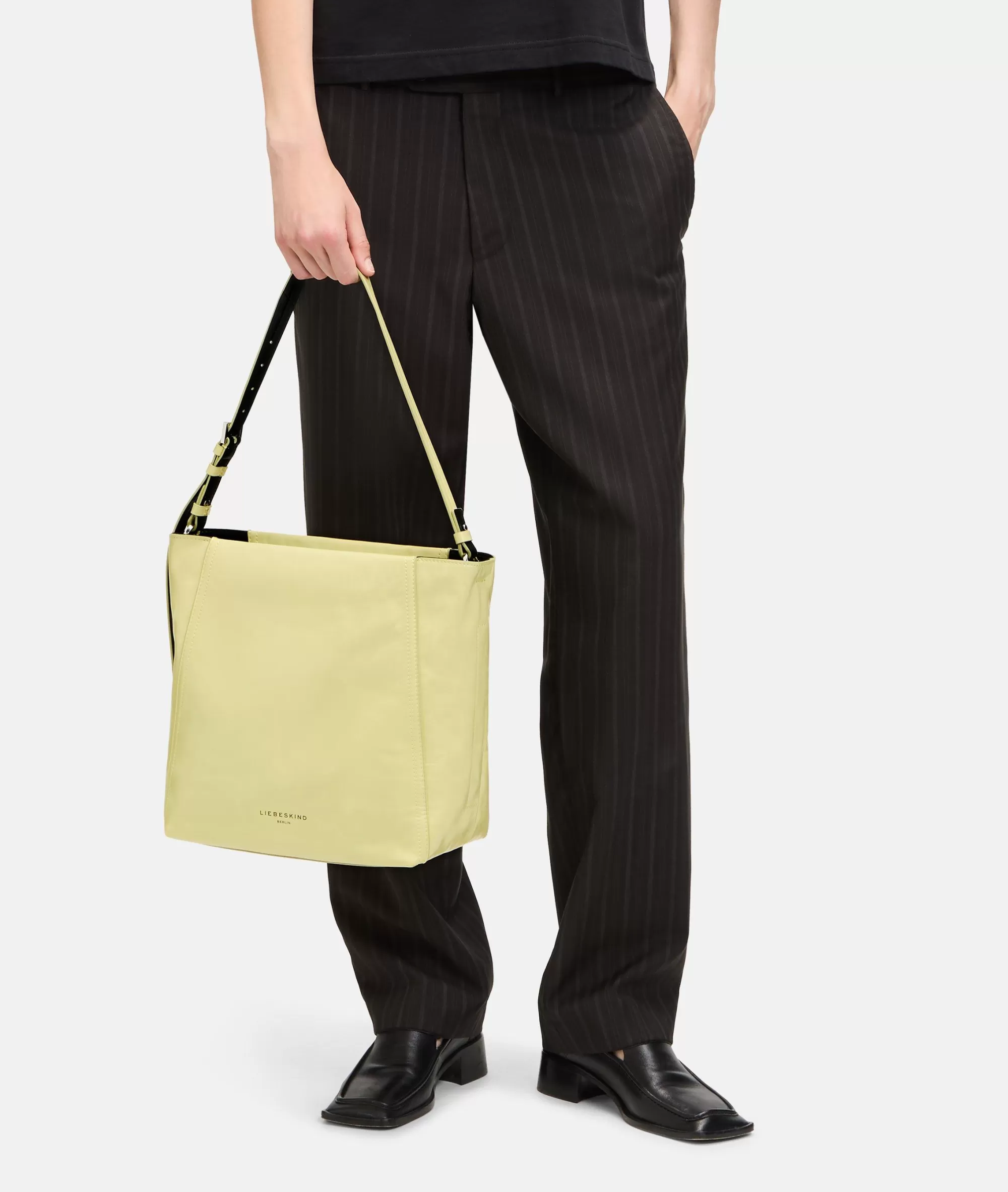 LIEBESKIND BERLIN  Business Bags | Ledertaschen<Chudy Hobo M helleszitrone
