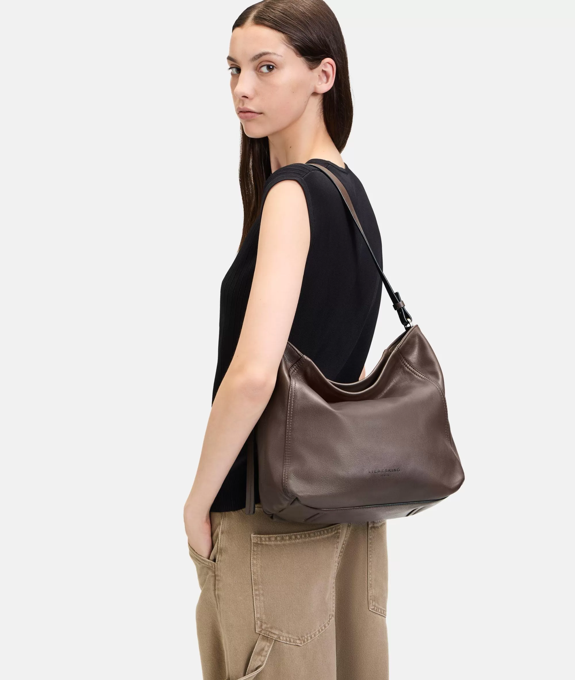 LIEBESKIND BERLIN  Bestseller | Business Bags<Chudy Hobo M zimt