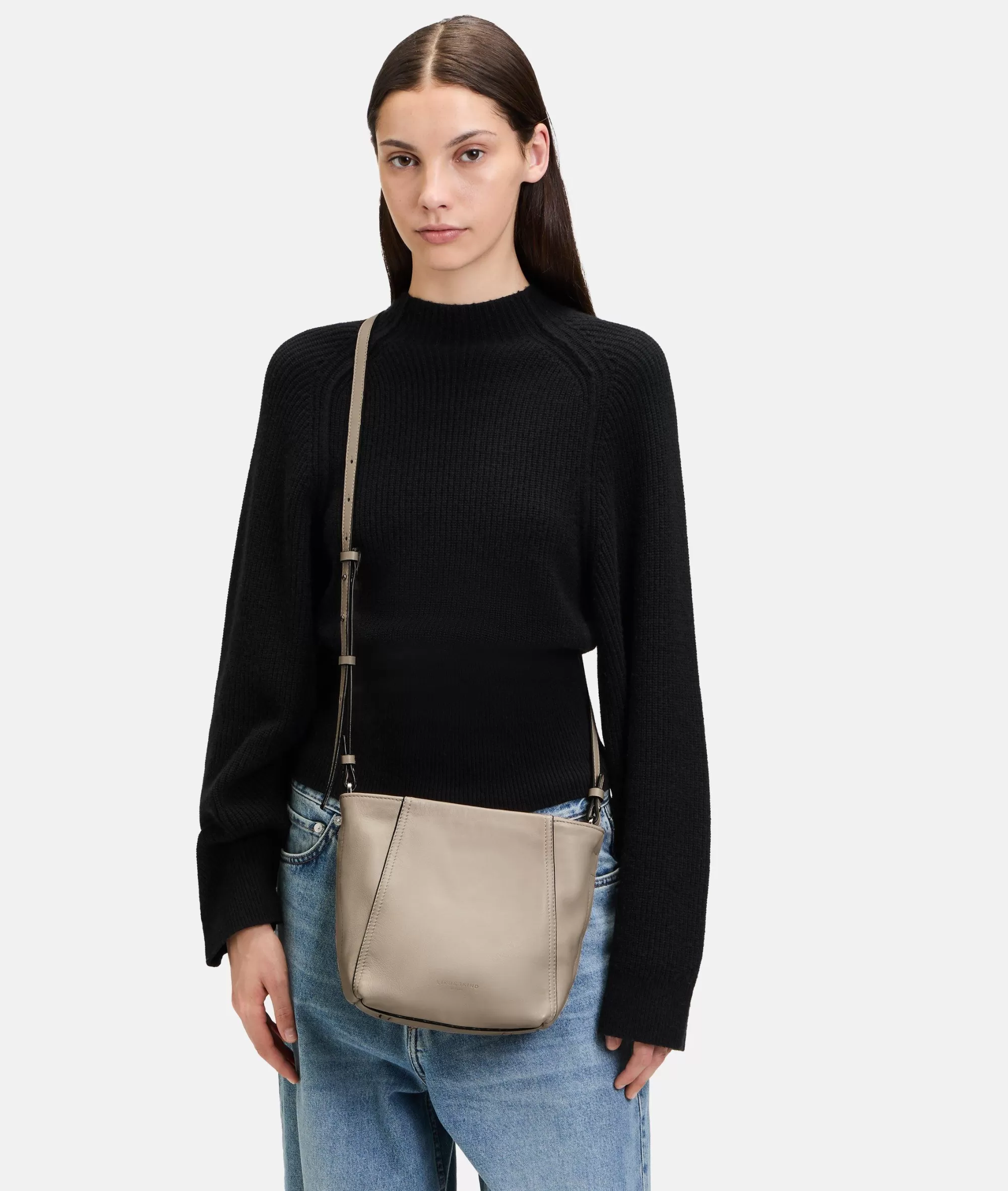 LIEBESKIND BERLIN  Ledertaschen | Schultertaschen<Chudy Hobo S beige