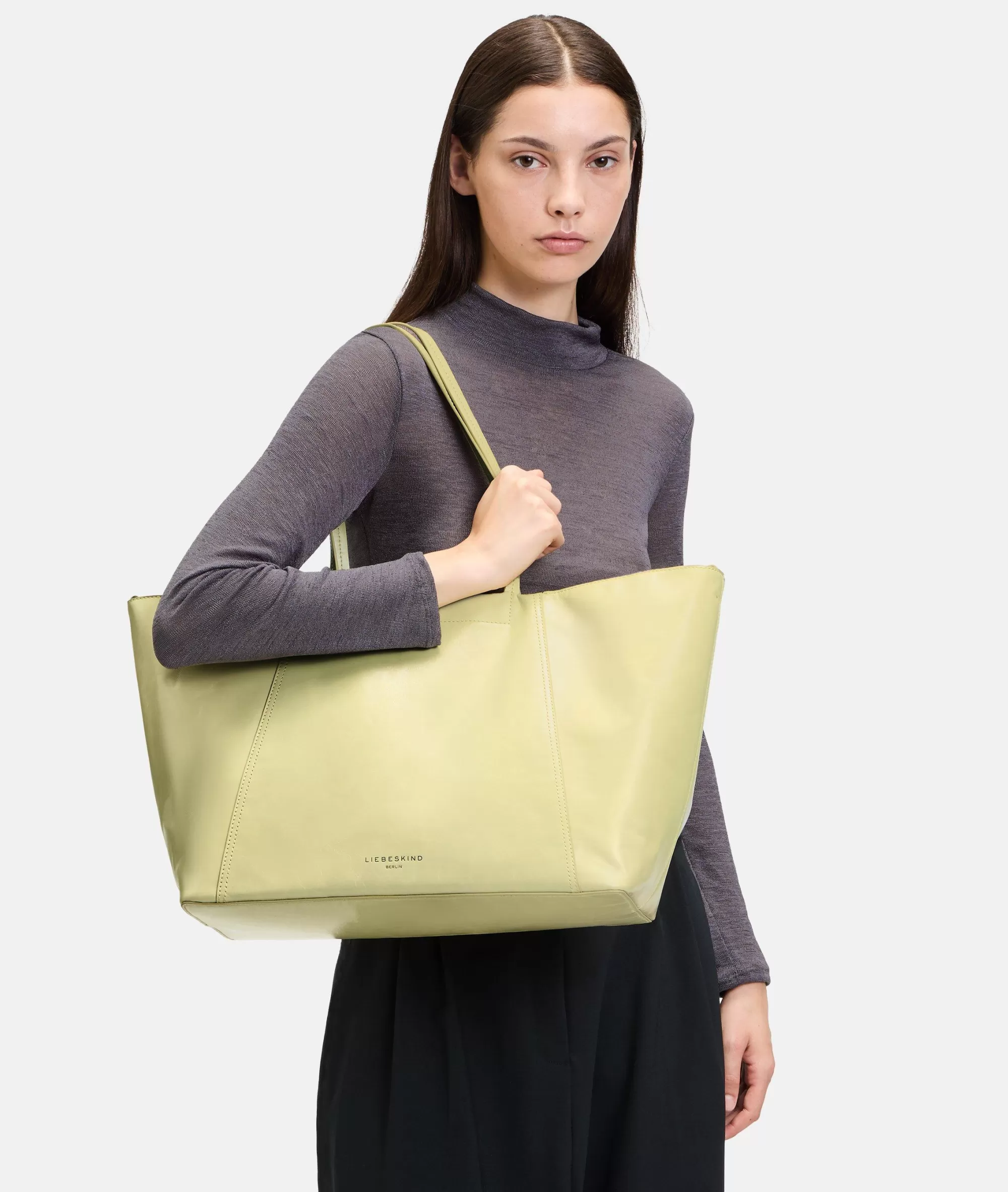 LIEBESKIND BERLIN  Business Bags | Ledertaschen<Chudy Shopper L helleszitrone
