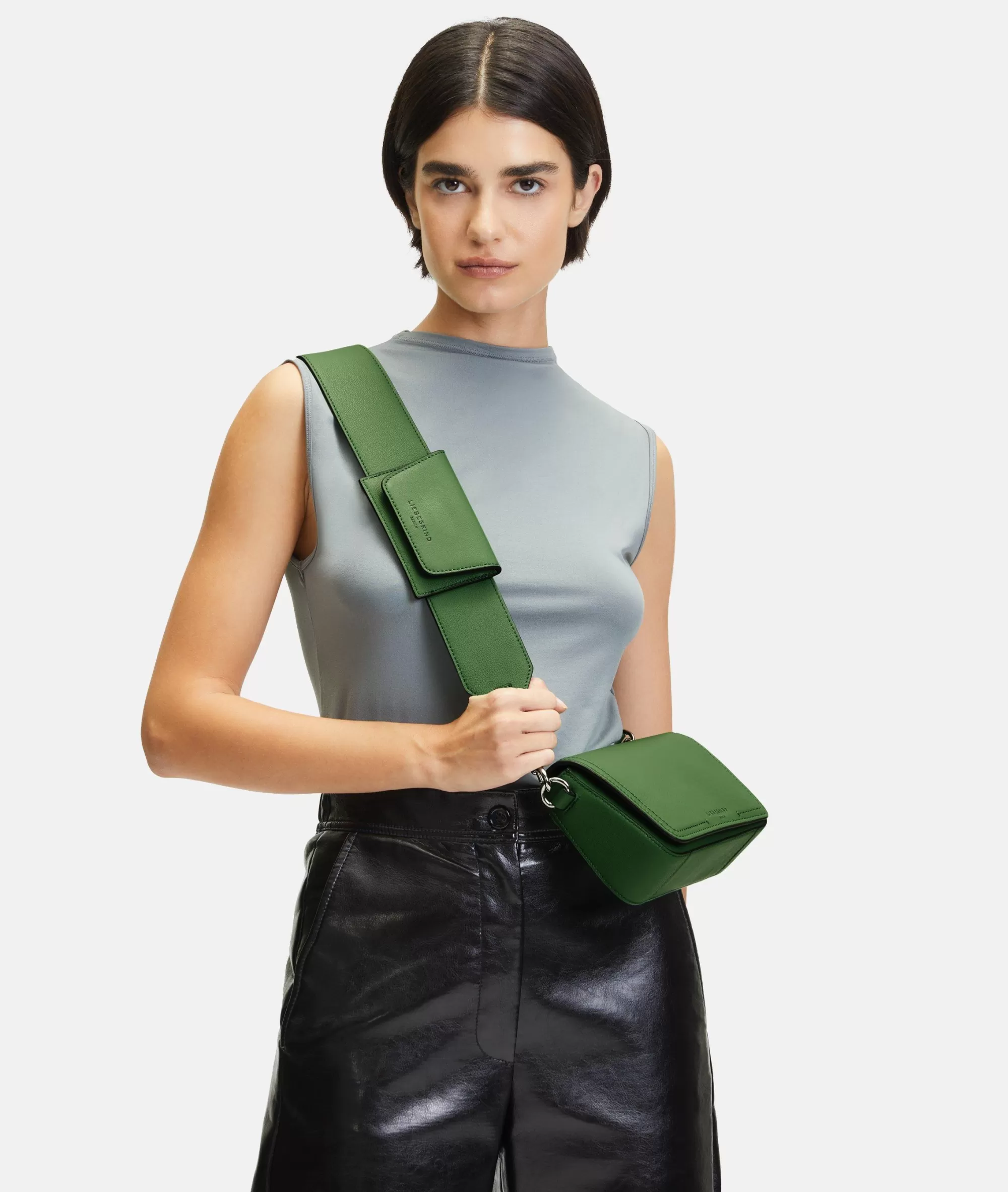 LIEBESKIND BERLIN  Schultergurte<Chudy Shoulder Strap bambusgrün