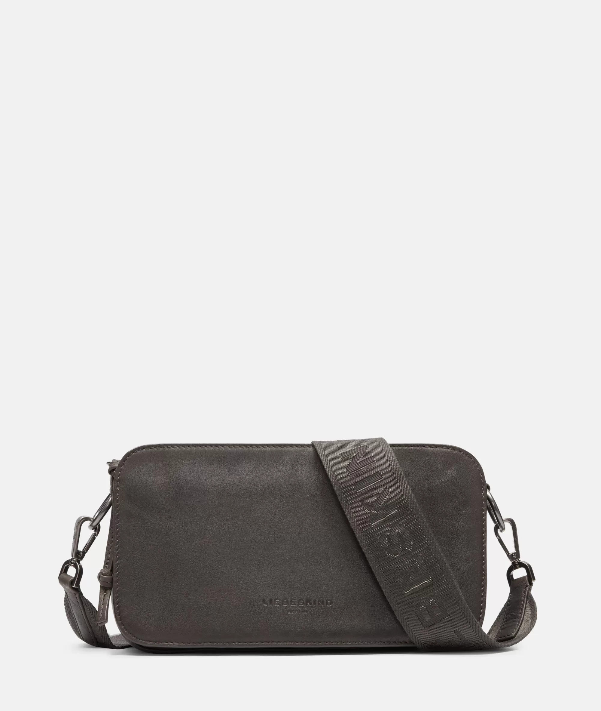 LIEBESKIND BERLIN  Ledertaschen | Umhängetaschen<Clarice Crossbody M anthrazit