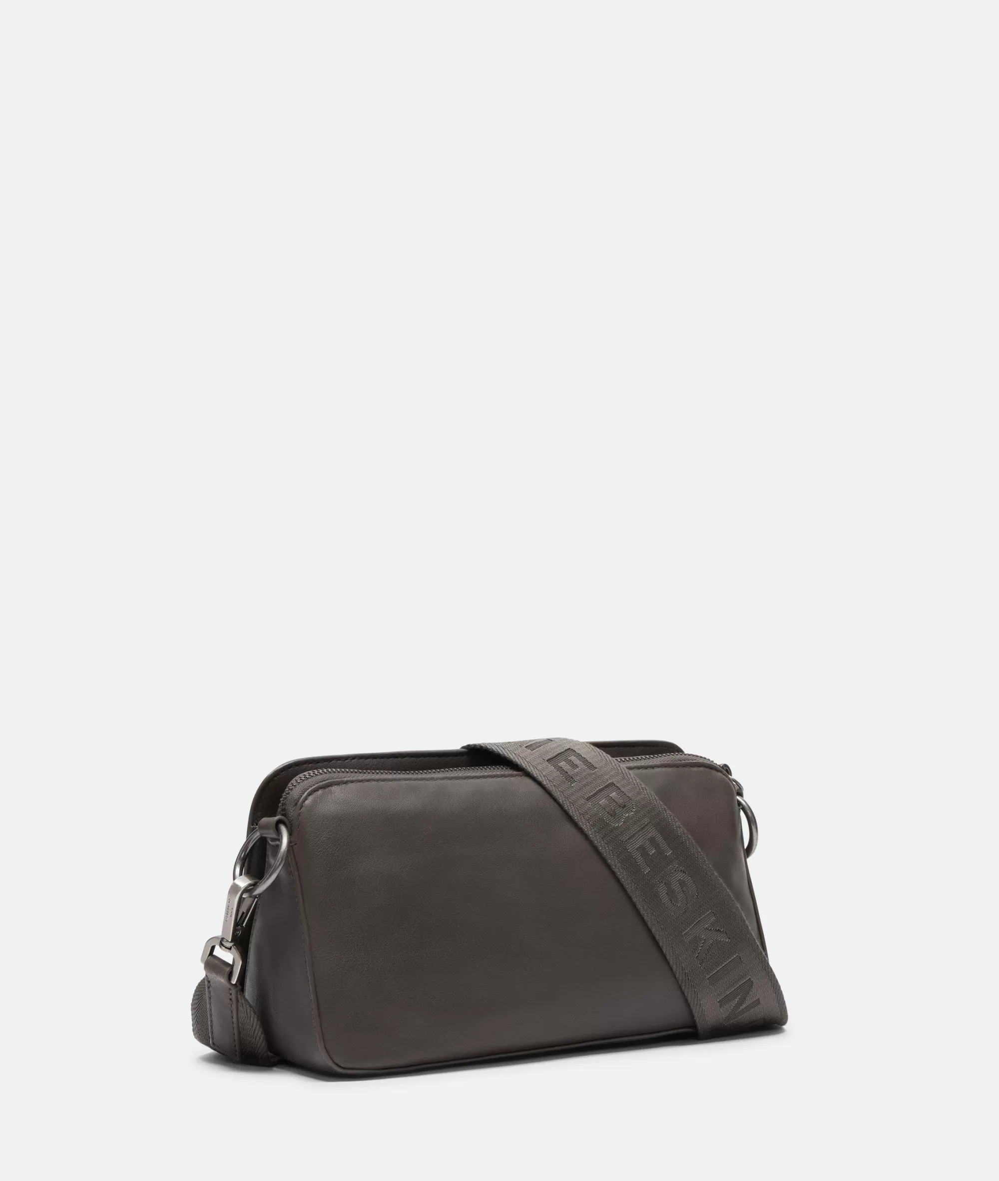 LIEBESKIND BERLIN  Ledertaschen | Umhängetaschen<Clarice Crossbody M anthrazit