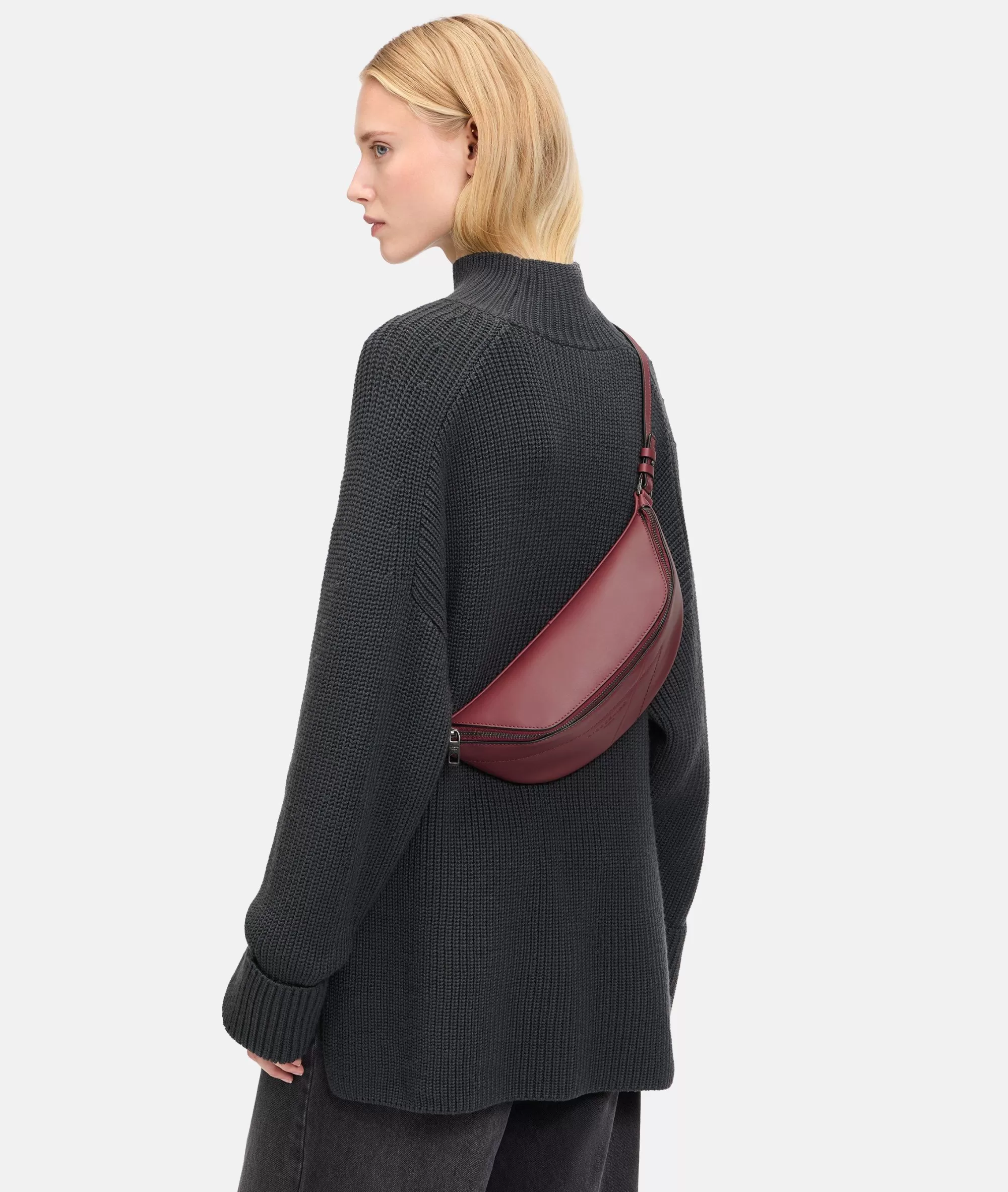 LIEBESKIND BERLIN  Ledertaschen | Gürteltaschen<Edda Belt-Bag M bordeaux