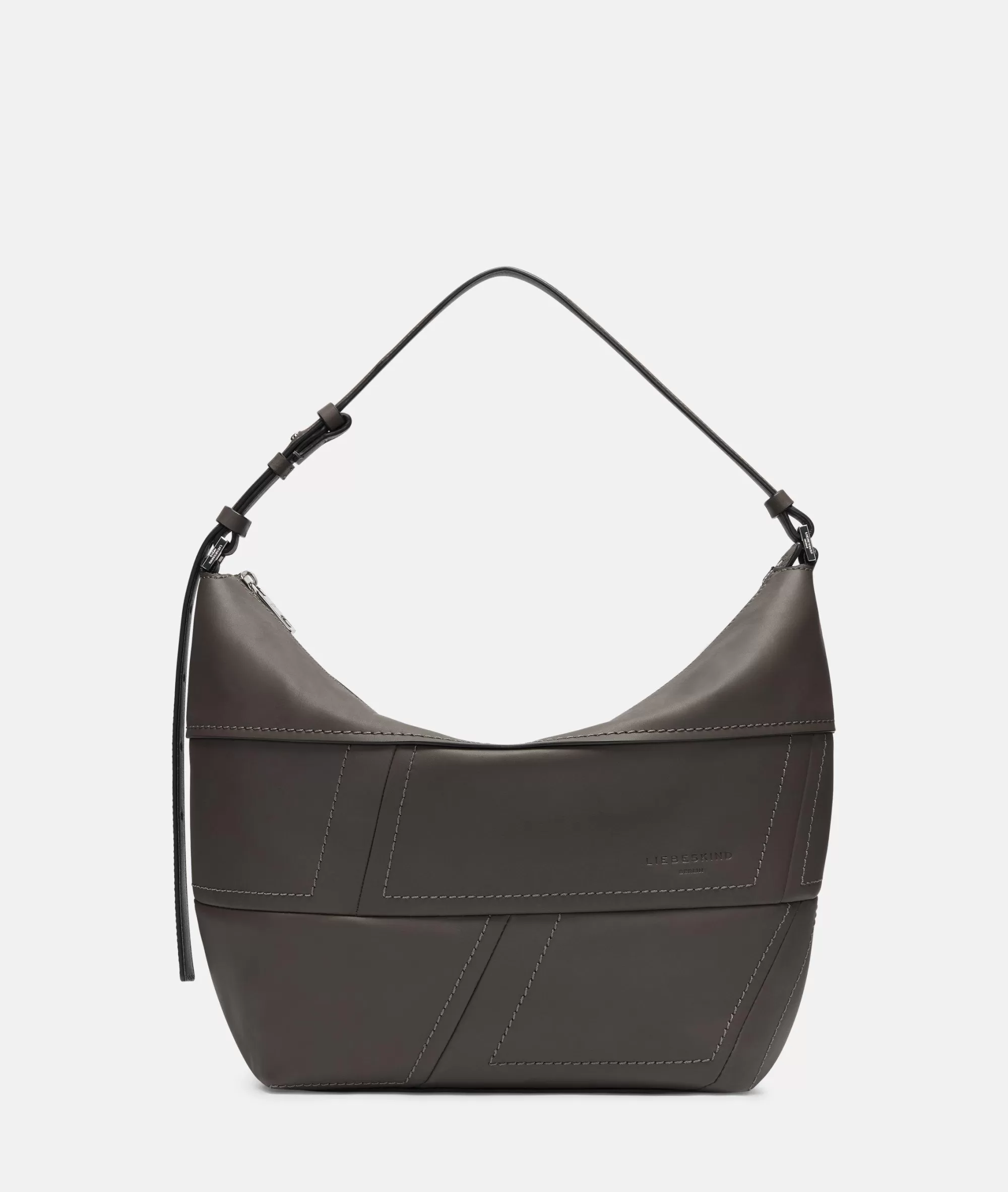 LIEBESKIND BERLIN  Ledertaschen | Schultertaschen<Edda Hobo M anthrazit