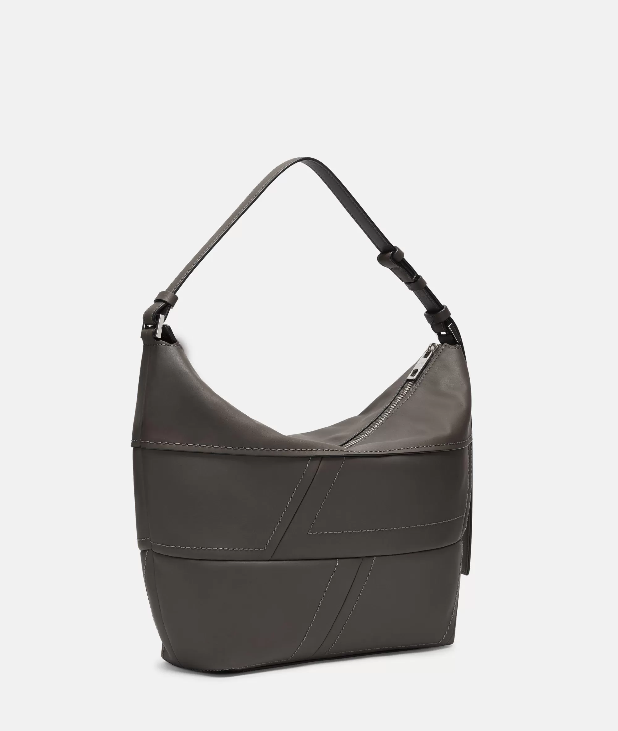 LIEBESKIND BERLIN  Ledertaschen | Schultertaschen<Edda Hobo M anthrazit