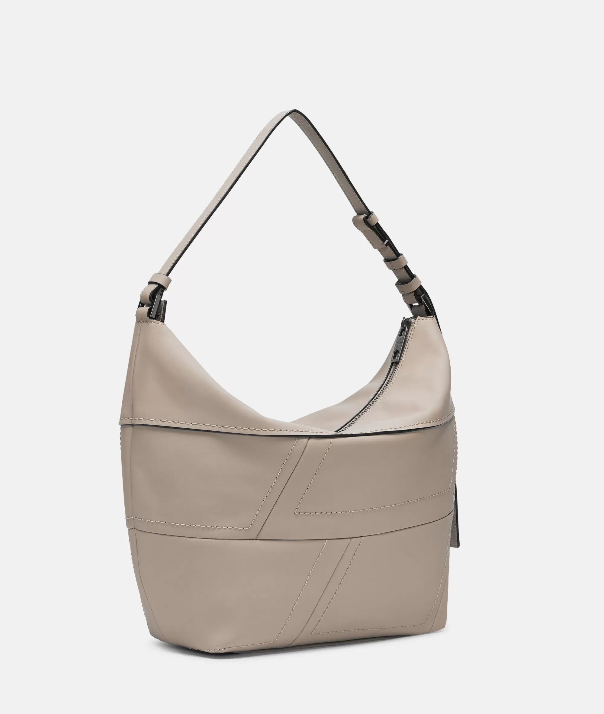 LIEBESKIND BERLIN  Ledertaschen | Schultertaschen<Edda Hobo M beige