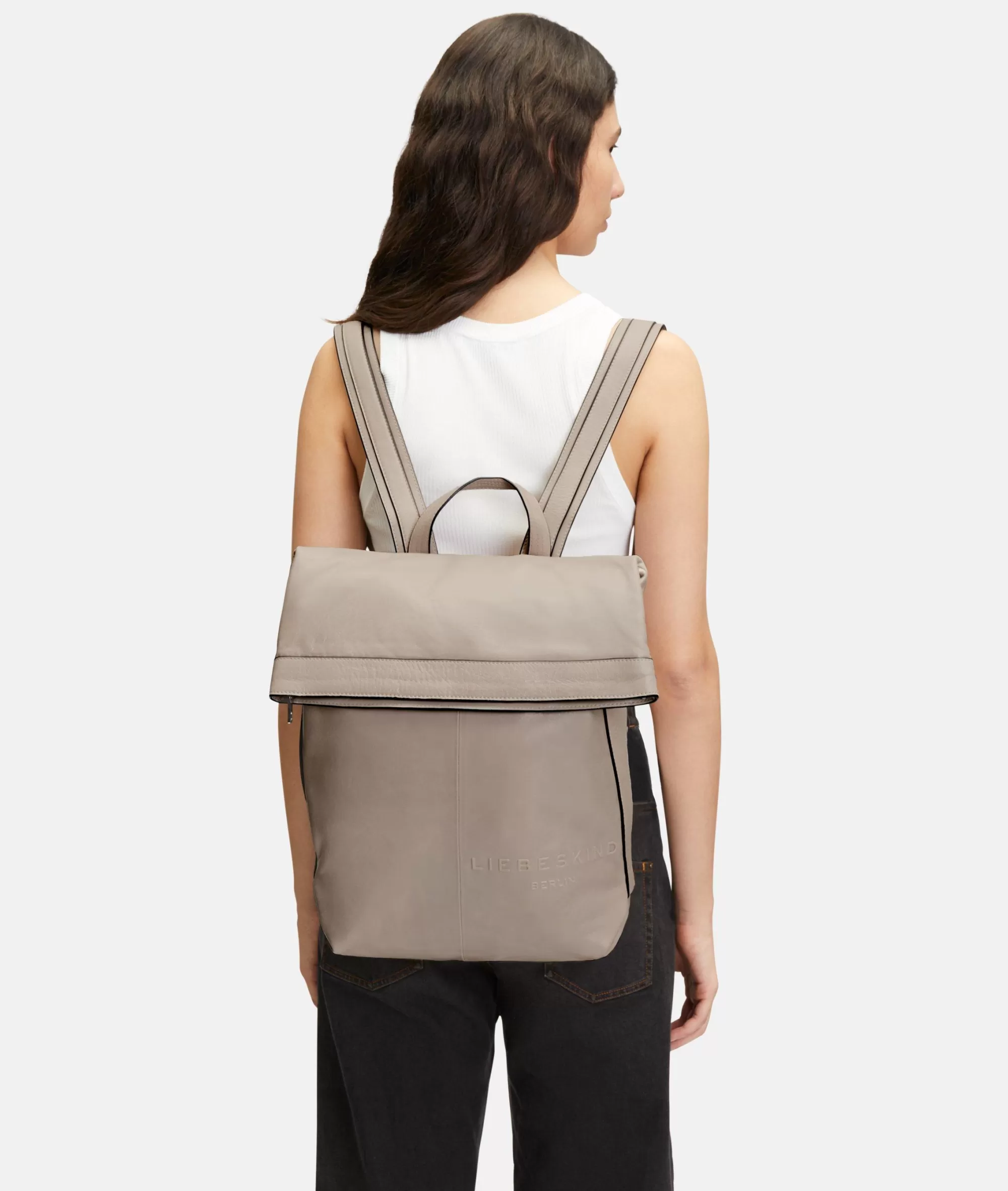 LIEBESKIND BERLIN  Ledertaschen | Rucksäcke<Elvira Backpack beige
