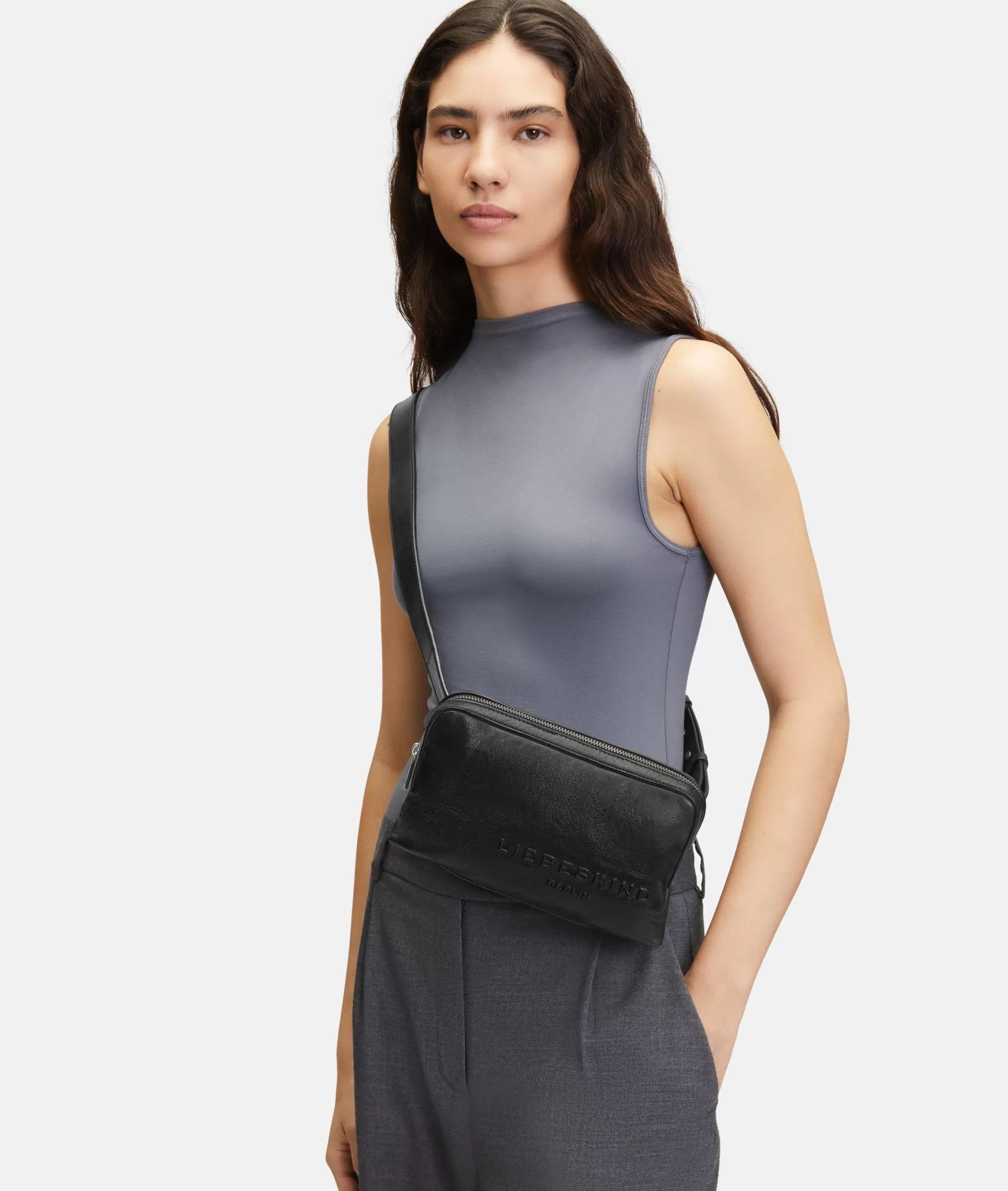 LIEBESKIND BERLIN  Ledertaschen | Gürteltaschen<Elvira Belt-Bag M schwarz