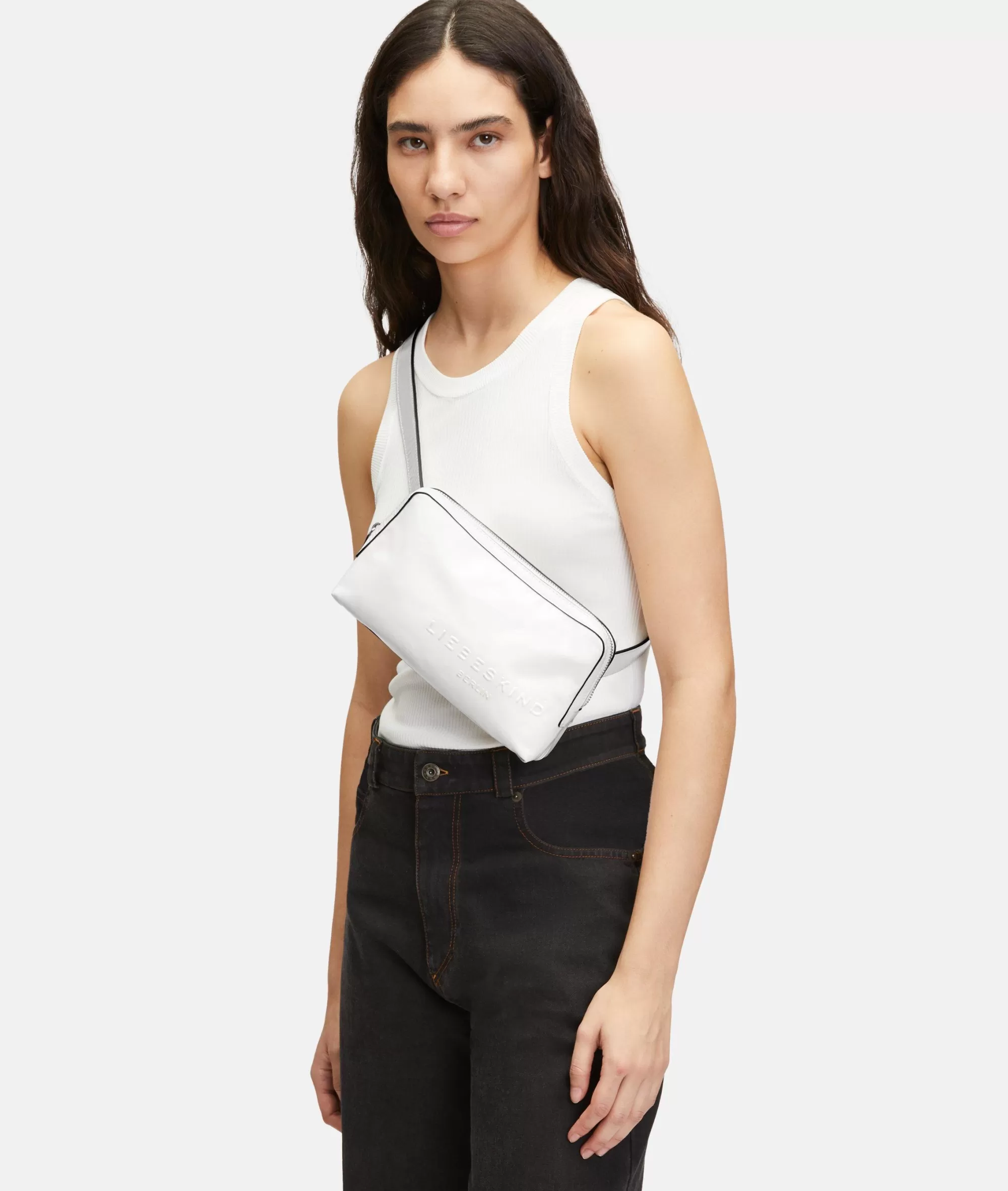 LIEBESKIND BERLIN  Ledertaschen | Gürteltaschen<Elvira Belt-Bag S weiß