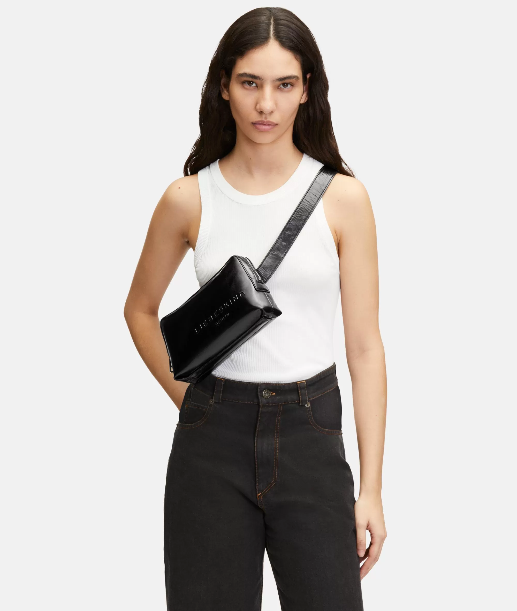 LIEBESKIND BERLIN  Ledertaschen | Gürteltaschen<Elvira Belt-Bag S schwarz